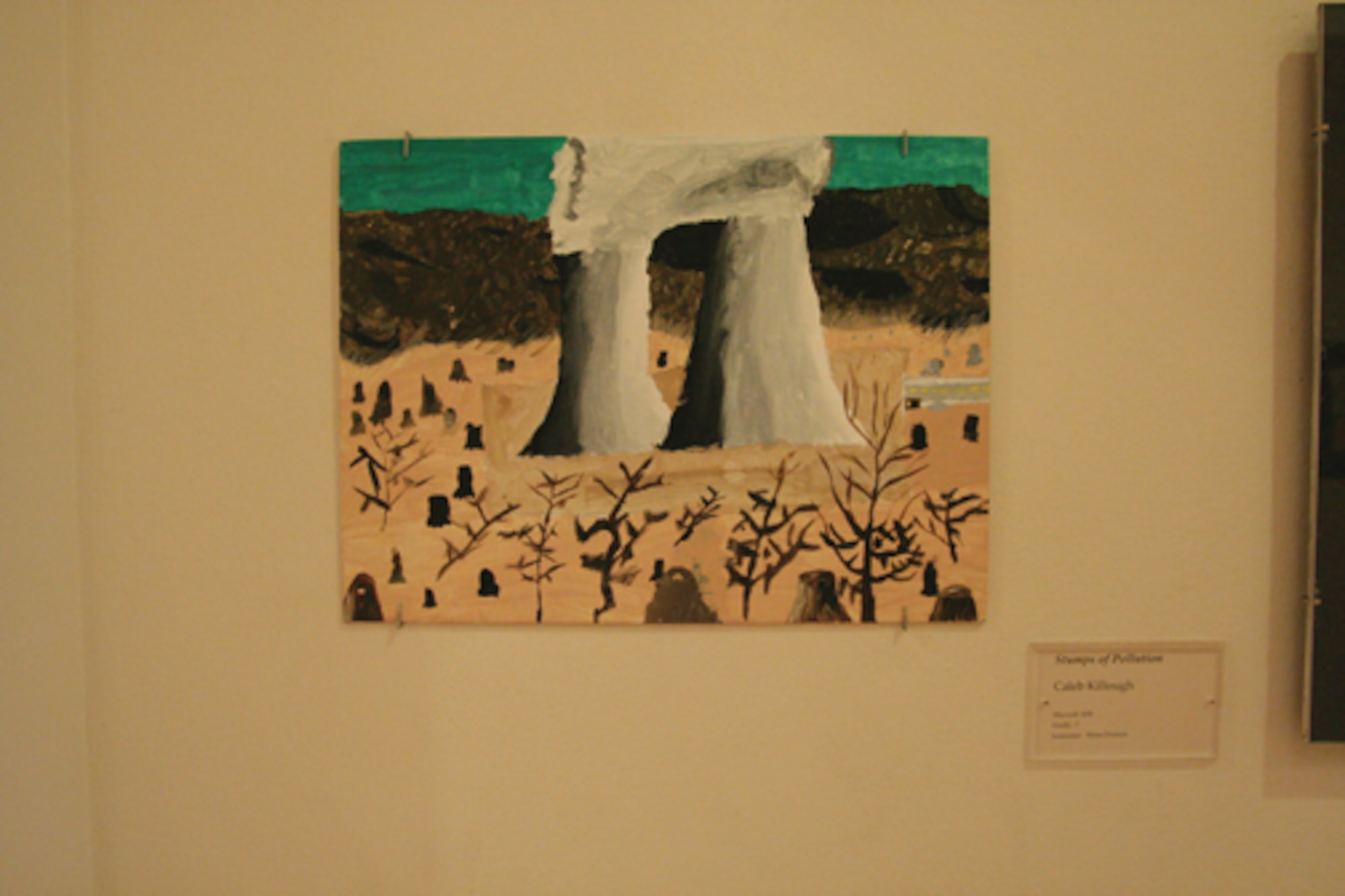 "Stumps of Pollution," by Caleb Killough.