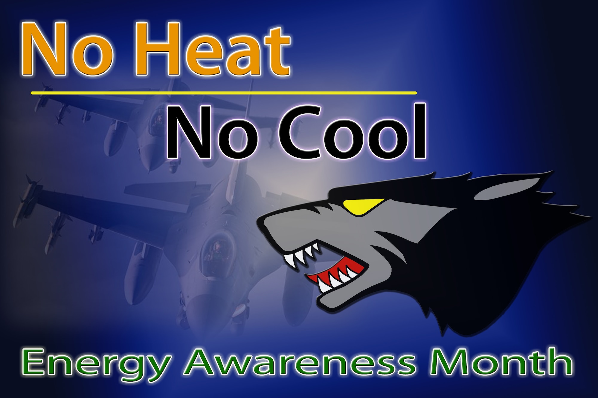 The current 8th Fighter Wing policy at Kunsan Air Base, Republic of Korea, regarding the "no heat, no cool" period states the air cooling systems are to be shut down after three consecutive days with mean temperatures below 70 degrees. (U.S. Air Force graphic by Senior Airman Benjamin Stratton/Released)