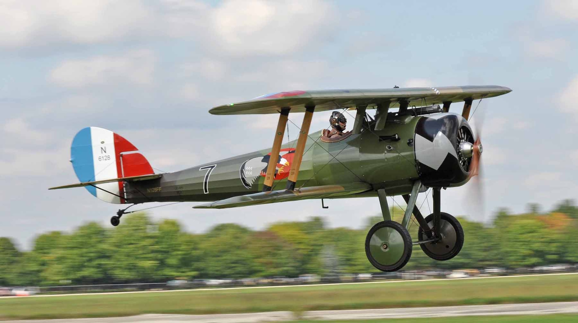 DAYTON, Ohio -- World War I aircraft took to the skies during the World War I Dawn Patrol Rendezvous from Sept. 23-25, 2011, at the National Museum of the U.S. Air Force. (Photo courtesy of Bob Punch)