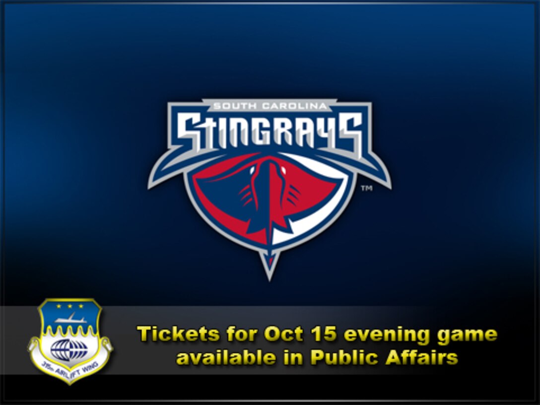 Stingrays tickets available in Public Affairs. 
