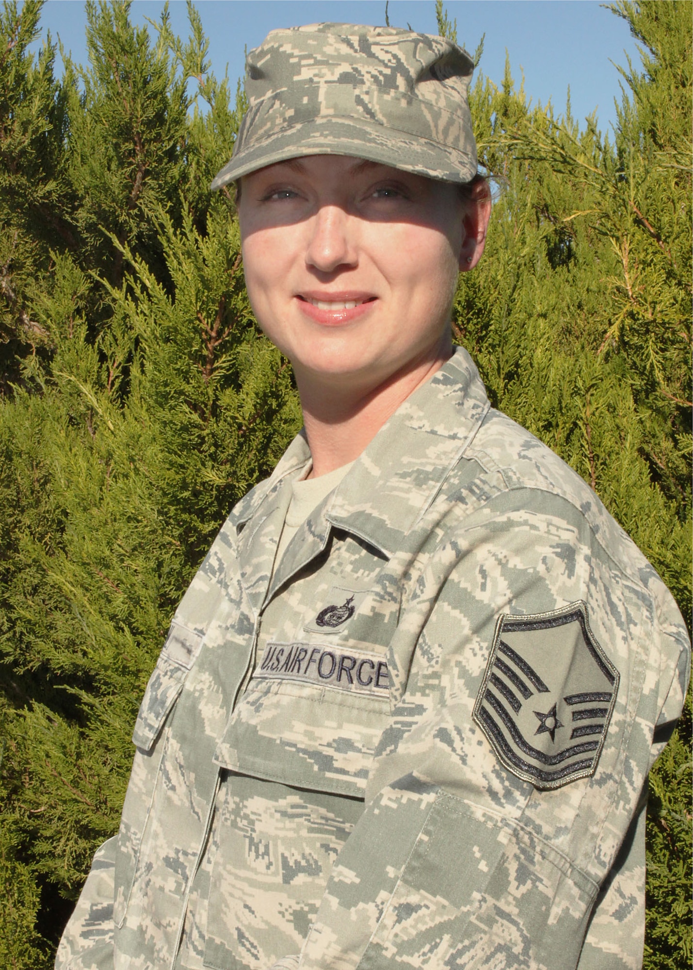 Master Sgt. Jamie, Air Force Operational Test and Evaluation Center, Detachment 5, is Warrior of the Week. (Air Force photo by Meredith Mingledorff)