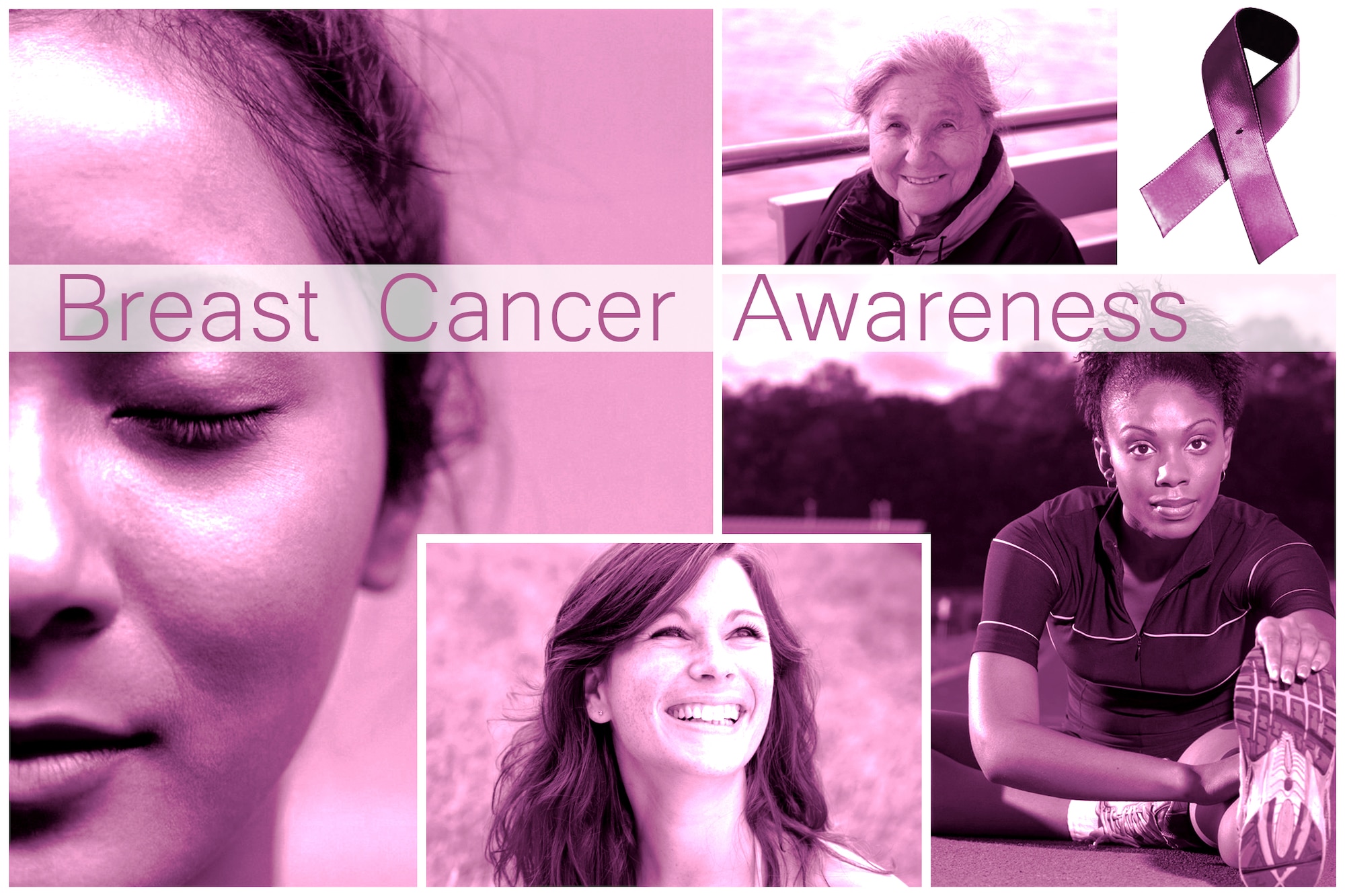 October is Breast Cancer Awareness Month, an annual campaign to increase awareness of the disease by educating the public about early detection, causes, diagnosis, treatment and support for survivors. According to www.nationalbreastcancer.org, breast cancer is second to lung cancer as a cause of cancer death in women. Women are encouraged to conduct self examinations regularly and learn the facts about early detection. (U.S. Air Force illustration by Staff Sgt. Jamal D. Sutter/Released)