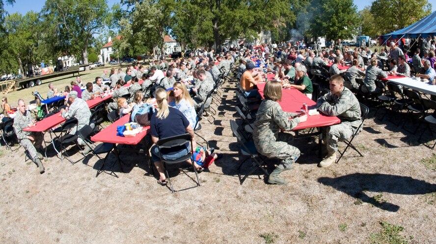 Airmen, their families and members of the local community enjoy Celebrate Barksdale on Barksdale Air Force, La., Oct. 14. This is the 15th year for the event hosted by the Shreveport-Bossier Military Affairs Council. (U.S. Air Force photo/Airman 1st Class Benjamin Gonsier)(RELEASED)