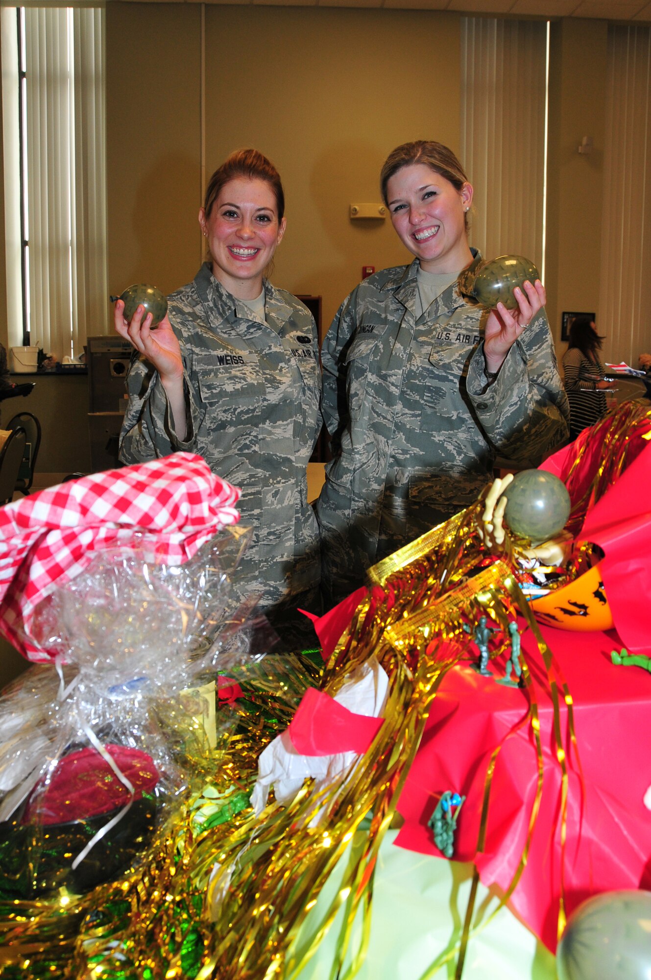 The 171st Air Refueling Wing celebrates the official kickoff of the Combined Federal Campaign with a chili cook-off October 13. Seven unit members compete with each other for the best tasting chili honor and unit members have the opportunity to talk with twenty visiting charities which represent local participants in the Combined Federal Campaign. (National Guard photo by Master Sgt. Ann Young/released)