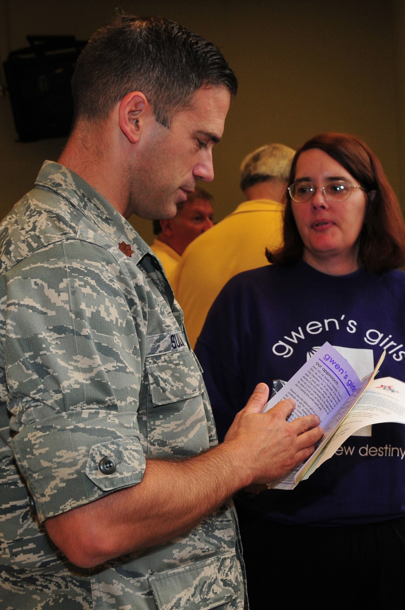 The 171st Air Refueling Wing celebrates the official kickoff of the Combined Federal Campaign with a chili cook-off October 13. Seven unit members compete with each other for the best tasting chili honor and unit members have the opportunity to talk with twenty visiting charities which represent local participants in the Combined Federal Campaign. (National Guard photo by Master Sgt. Ann Young/released)