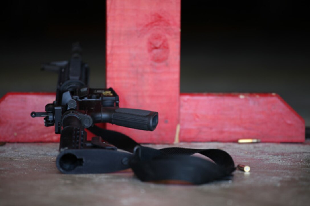 Airmen at Joint Base Charleston, S.C. qualify for combat arms training and maintenance using the M-4 carbine rifle. (U.S. Air Force photo by Staff Sgt. Rashard Coaxum)