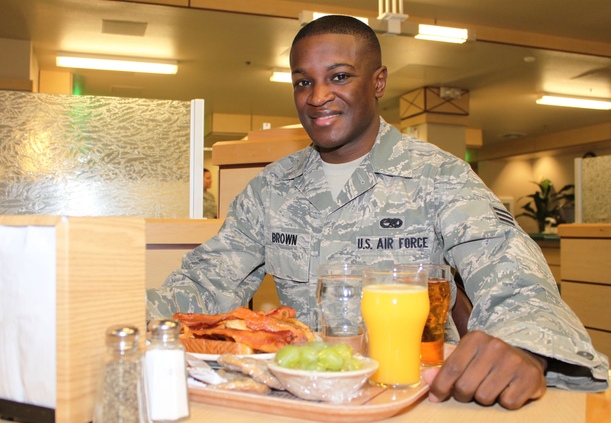 For the first duty-day since closing its doors in 2006, the dining facility
is now open for enlisted military members permanently stationed or on temporary duty at Edwards AFB, according to AFI 34-239. 

For more information on the dining facility and its offerings, stay
tuned to www.edwards.af.mil and look for the Desert Wings newspaper on
stands this Friday. 

Joshua Tree Dining Facility Hours of Operation

Monday-Friday
  0530-0800
. 1030-1300
. 1600-1900
. 2300-0100

Saturday & Sunday
. 0600-1300
. 1600-1830
. 2300-0100
