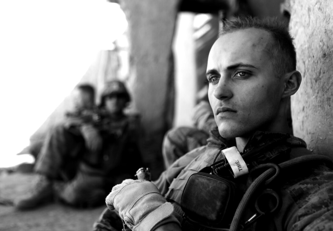 1st Battalion, 6th Marine Regiment was split across three distinctly different areas of operation. Charlie Company was in Marjah, reinforcing Marine and Afghan forces operating in the city’s remaining troubled regions. Alpha Company was in Sangin District, where they supported the 3rd and later, 1st Reconnaissance Battalion. During Operation Eastern Storm, Headquarters, Bravo and Weapons companies secured route 611, which runs through Kajaki Sofla, an area that had long been a safe haven for insurgent sub-commanders and for arms and drug trafficking.