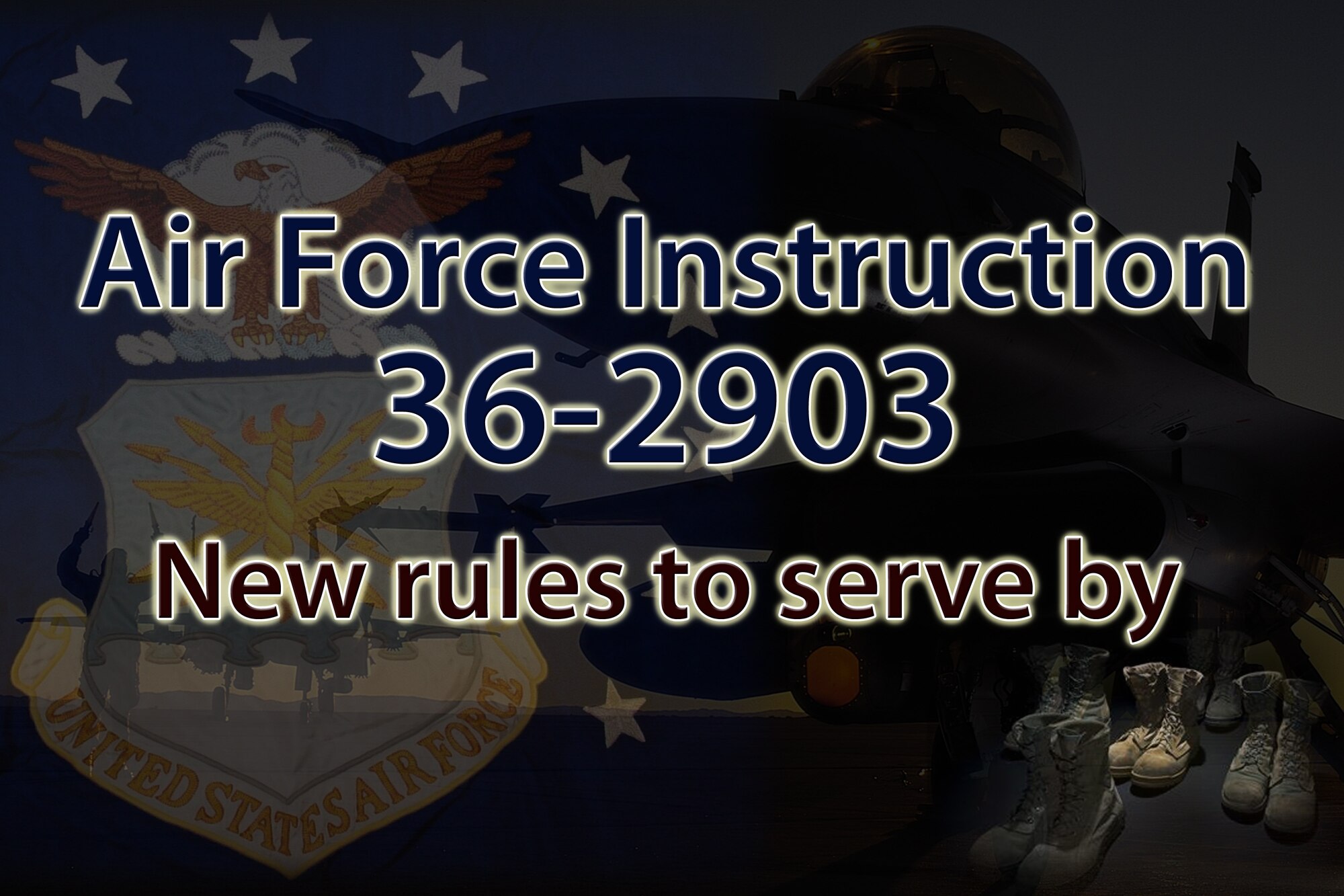 Updates to Air Force Instruction 36-2903 are slated to affect everyone. This version became effective July 18, 2011. However, a few of these updates come to fruition Nov. 1, 2011 -- the phase out of legacy Air Force uniform items, among others. (U.S. Air Force graphic by Senior Airman Benjamin Stratton/Released)