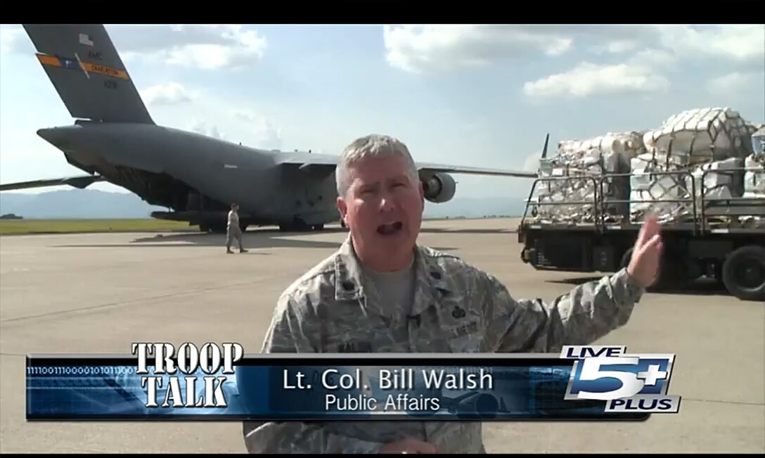 Troop Talk, the military news/talk cable television show, is back. And just in case you you missed the first or future episodes, you can view them on the 315th Airlift Wing’s YouTube page.