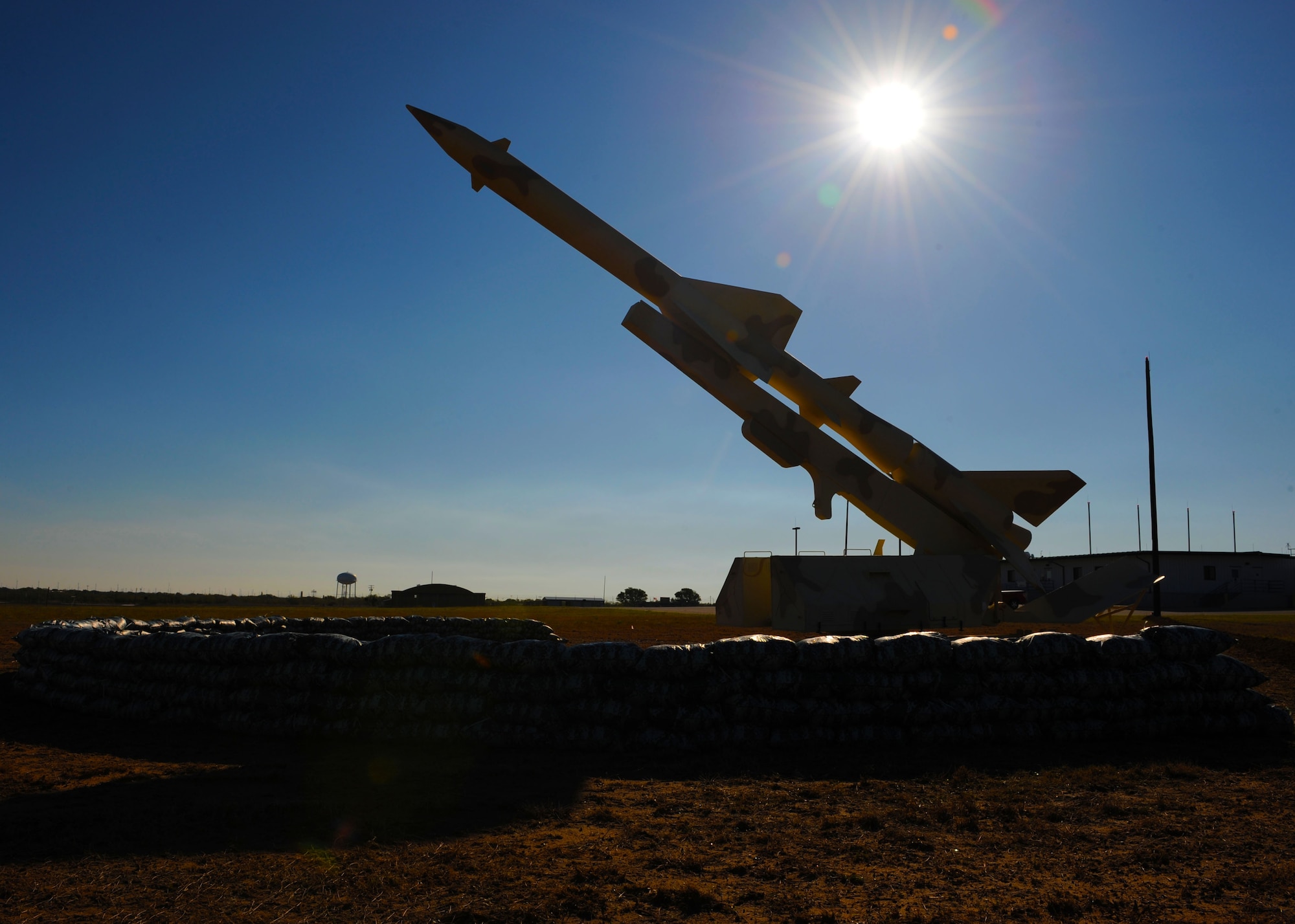 A mock-up target is prepared for training Oct. 12, 2011 at the Snyder Electronic Scoring Site in Snyder, Texas. Mock-up targets are used to train military pilots to identify and effectively counter enemy attacks. (U.S. Air Force photo by Airman 1st Class Jonathan Stefanko/ Released)