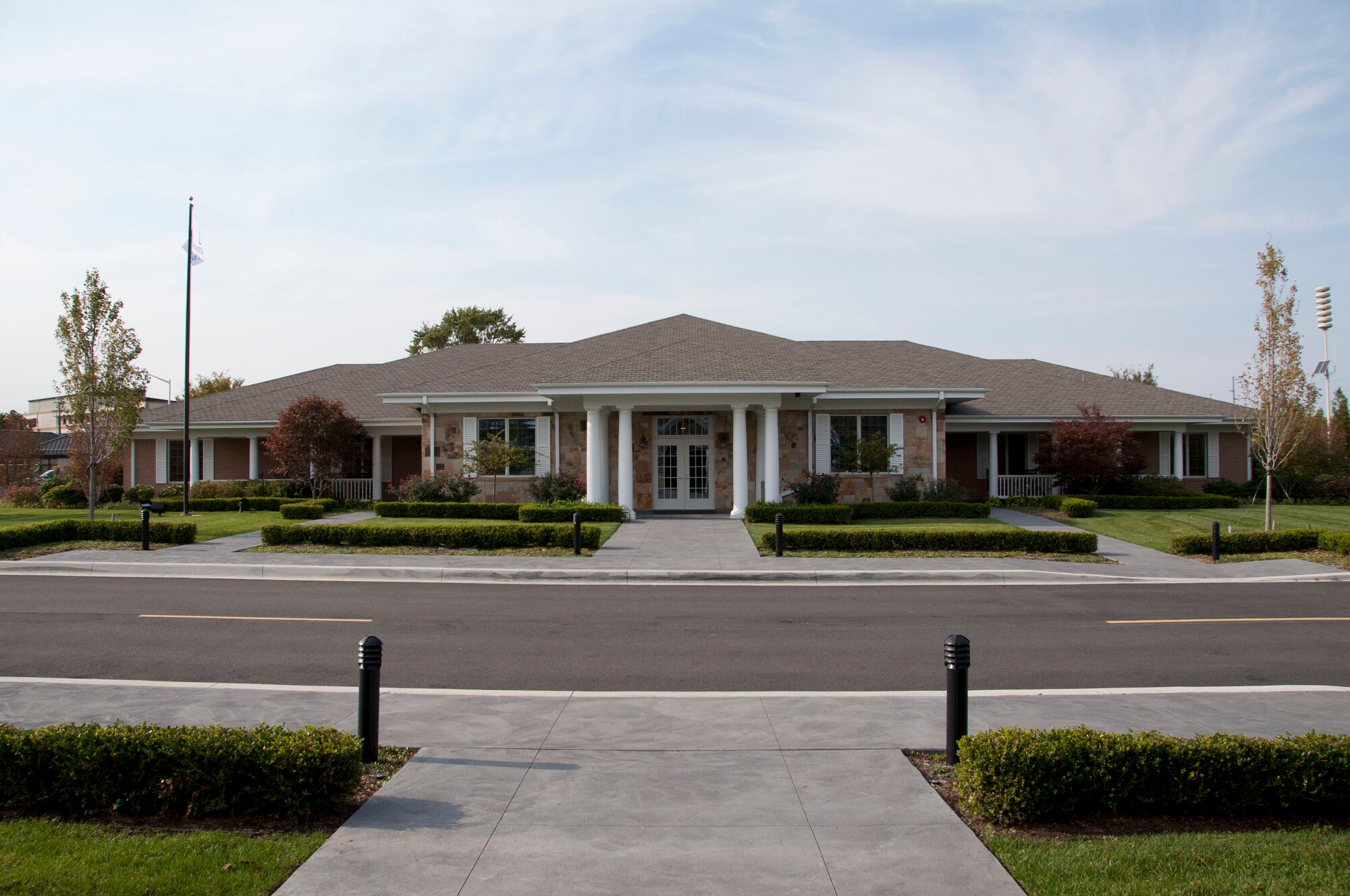 Exterior photo of the Fisher House for Families of the Fallen at Dover Air Force Base, Del. (U.S. Air Force photo/Tech. Sgt. Marvin Moore)