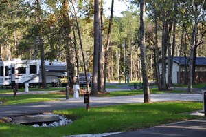 The Shady Oaks Family Camp is open for business after undergoing a $1.4 million facelift. The campground added 20 new sites and all sites now come with electricity, sewer  and WiFi service. (U.S. Air Force photo/2nd Lt. Leah Davis)
