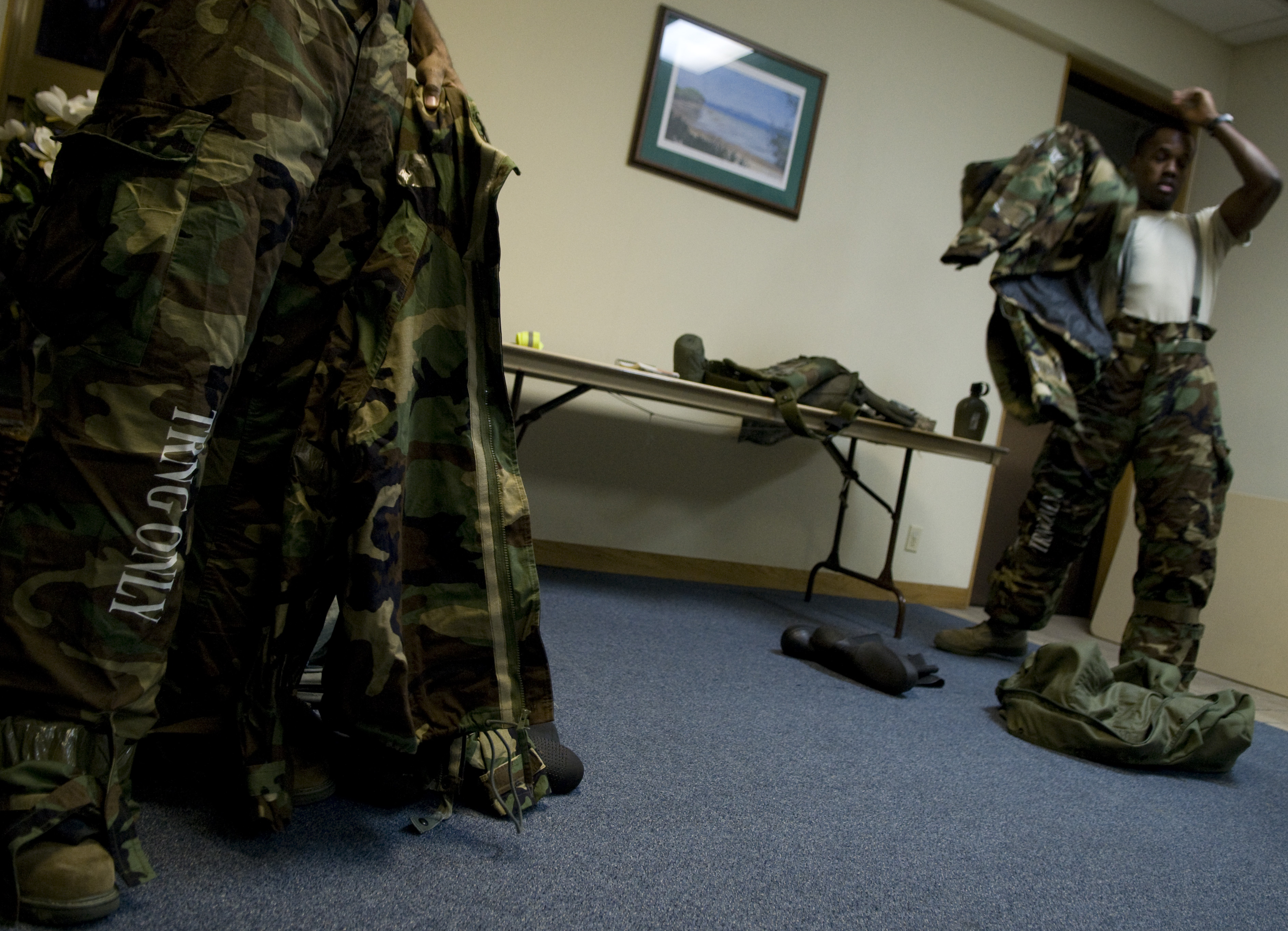 18th Wing Airmen don MOPP gear during BH 121 > Kadena Air Base > News