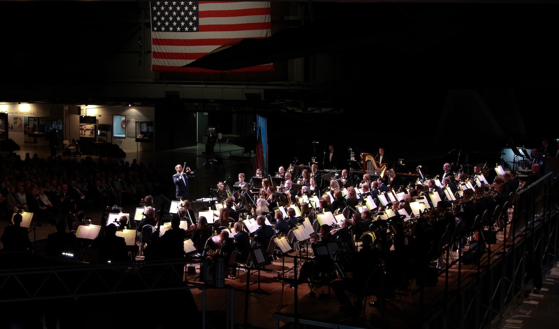 The Band of Flight performs with the Dayton Philharmonic Orchestra.