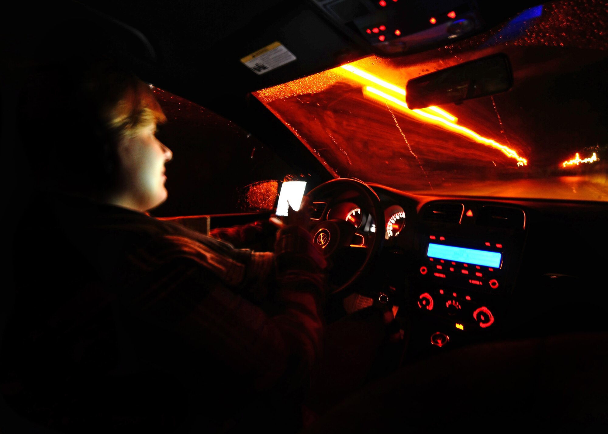 SPANGDAHLEM AIR BASE, Germany -- Text messaging while driving is not only dangerous, but also illegal for service members and their family members according to U.S. Army in Europe Regulation 190-1. Violations of this regulation will result in a mandatory seven-day suspension of the user’s U.S. Forces in Europe driver’s license in addition to three points assessed on their license, which is permanently placed on the cardholder’s driving record. (U.S. Air Force photo/Staff Sgt. Nathanael Callon)