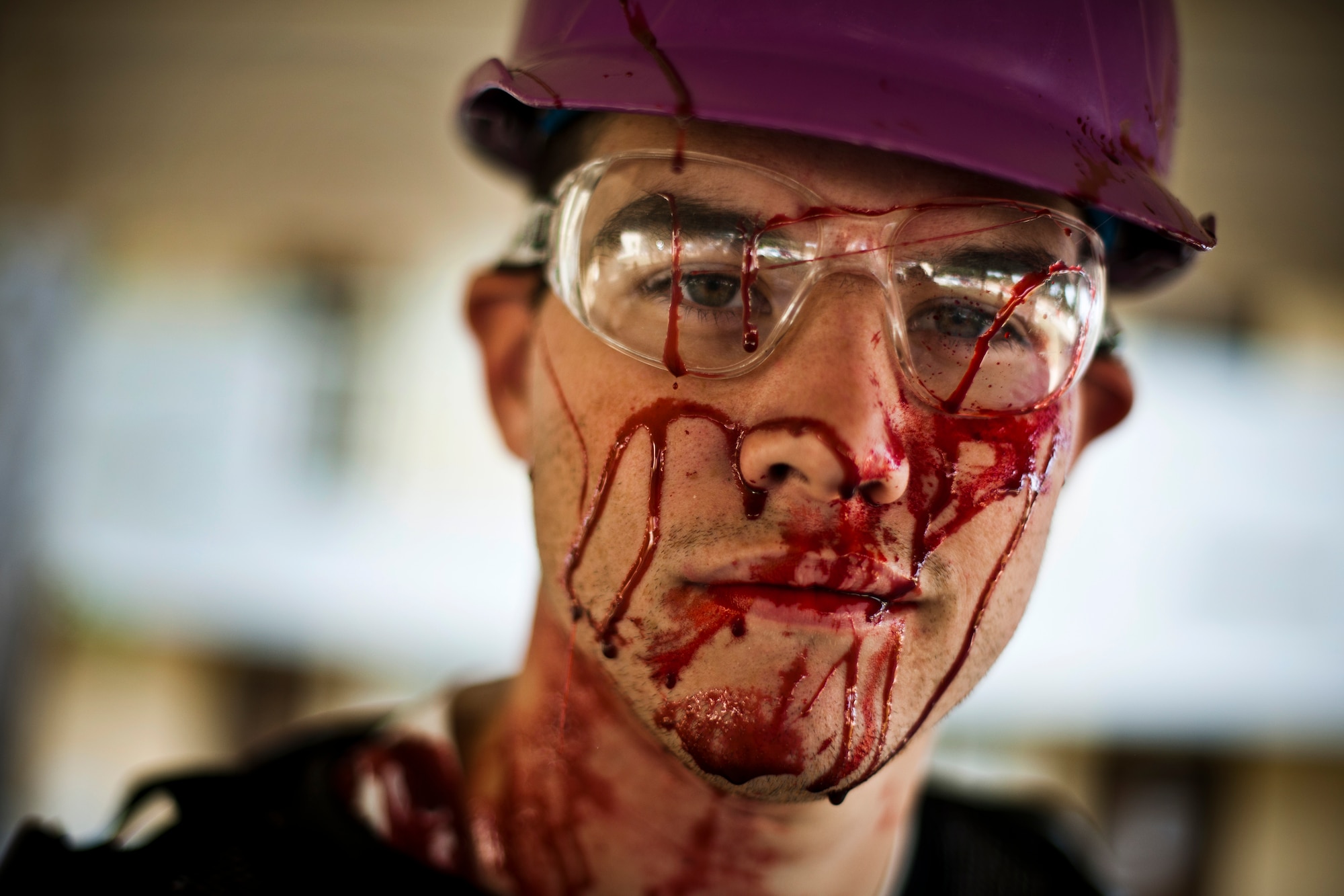 The Centers for Disease Control and Prevention recommends being prepared for a wide range of emergencies, including a zombie apocalypse. In the spirit of the Halloween holiday, members of Incirlik Air Base, Turkey, depicted what a zombie apocalypse may look like. (U.S. Air Force photo by Tech. Sgt. Michael B. Keller/Released)