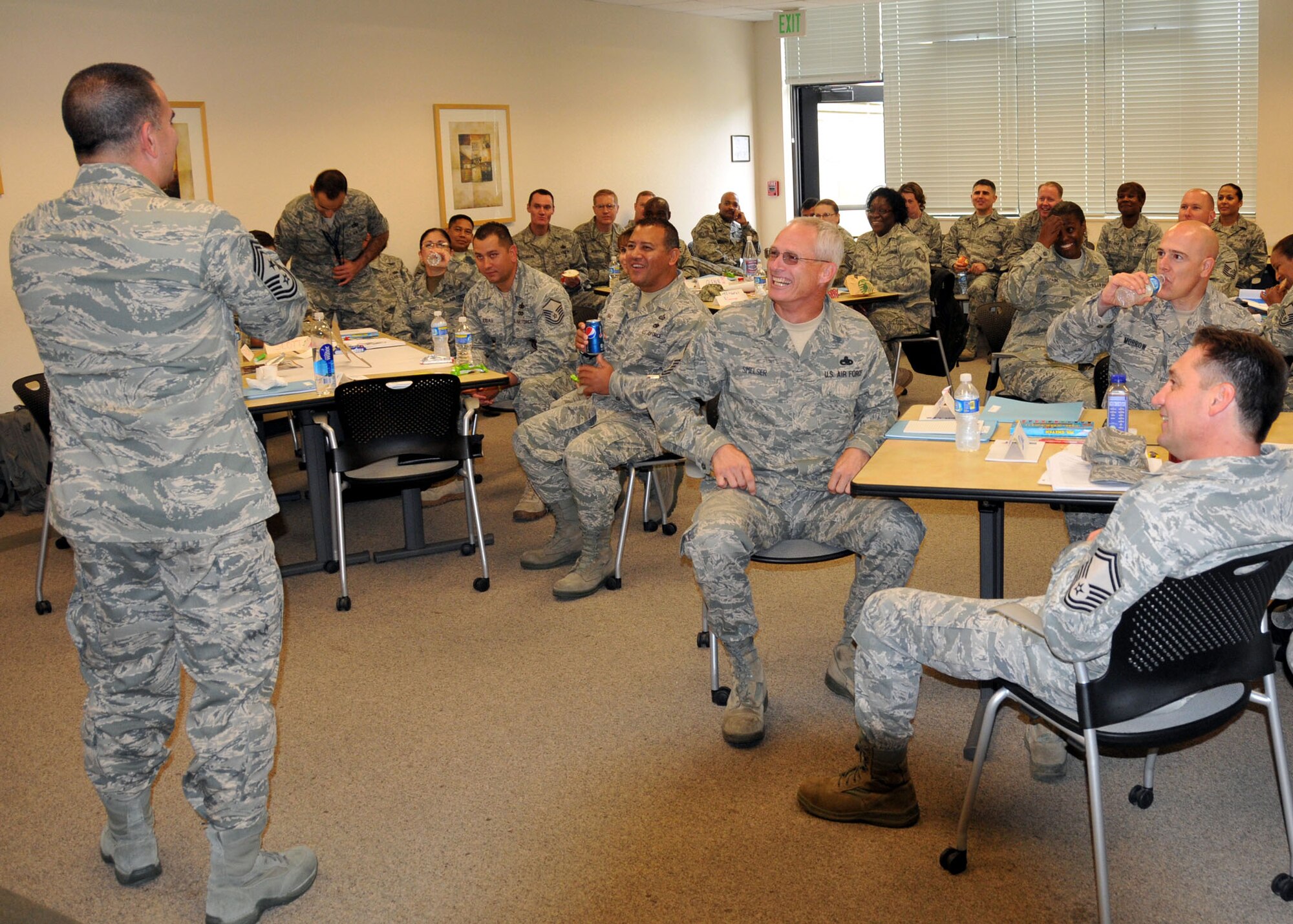 TRAVIS AIR FORCE BASE, Calif. -- Travis Team Senior NCO Leadership Conference, September 2011. (U.S. Air Force photo/Master Sgt. Robert Wade)