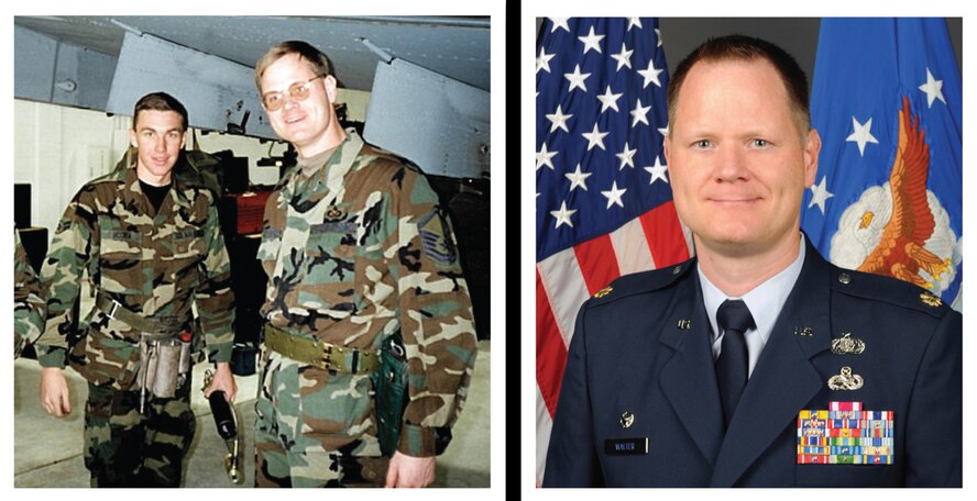 Maj. Joe Walter, 442nd Force Support Squadron commander, received his commission through the Deserving Airman Board. The board selects an enlisted Airman to attend Officer Training School and earn a commission. Several officers in the 442nd Fighter Wing have received a commission through the DAB. The 442nd Fighter Wing is an A-10 Thunderbolt II Air Force Reserve unit at Whiteman Air Force Base, Mo. (U.S. Air Force photos/courtesy photos)