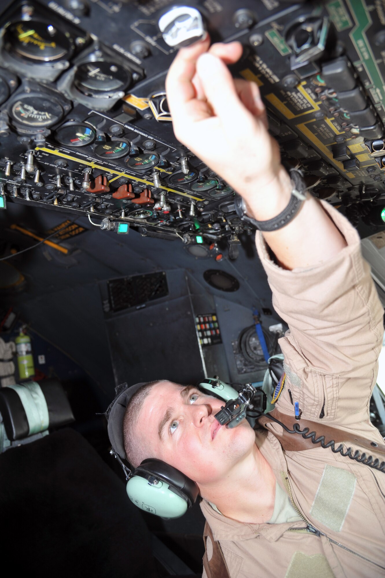 Staff Sgt. Michael Farey is deployed from the 36th Airlift Squadron, Yokota Air Base, Japan. (U.S. Air Force photo by Master Sgt. Carlotta Holley)