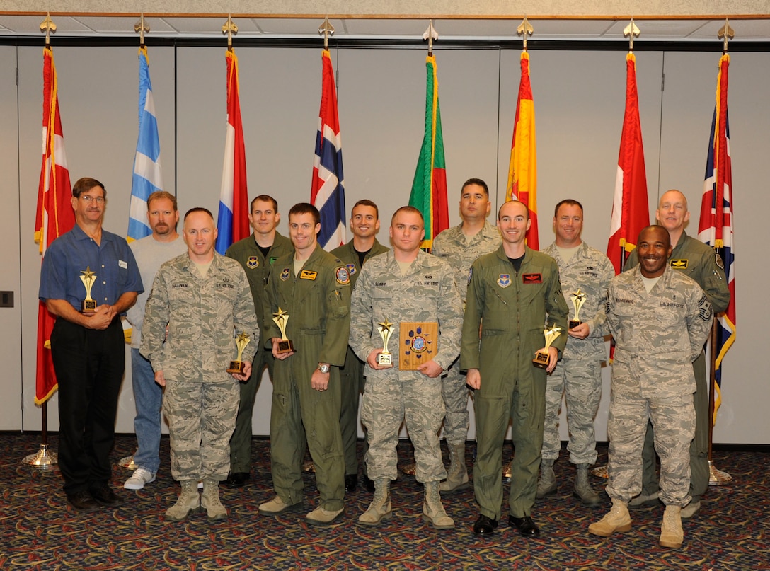 The 80th Flying Training Wing congratulates the Quarterly Award Winners October 26th at the Sheppard Club.
