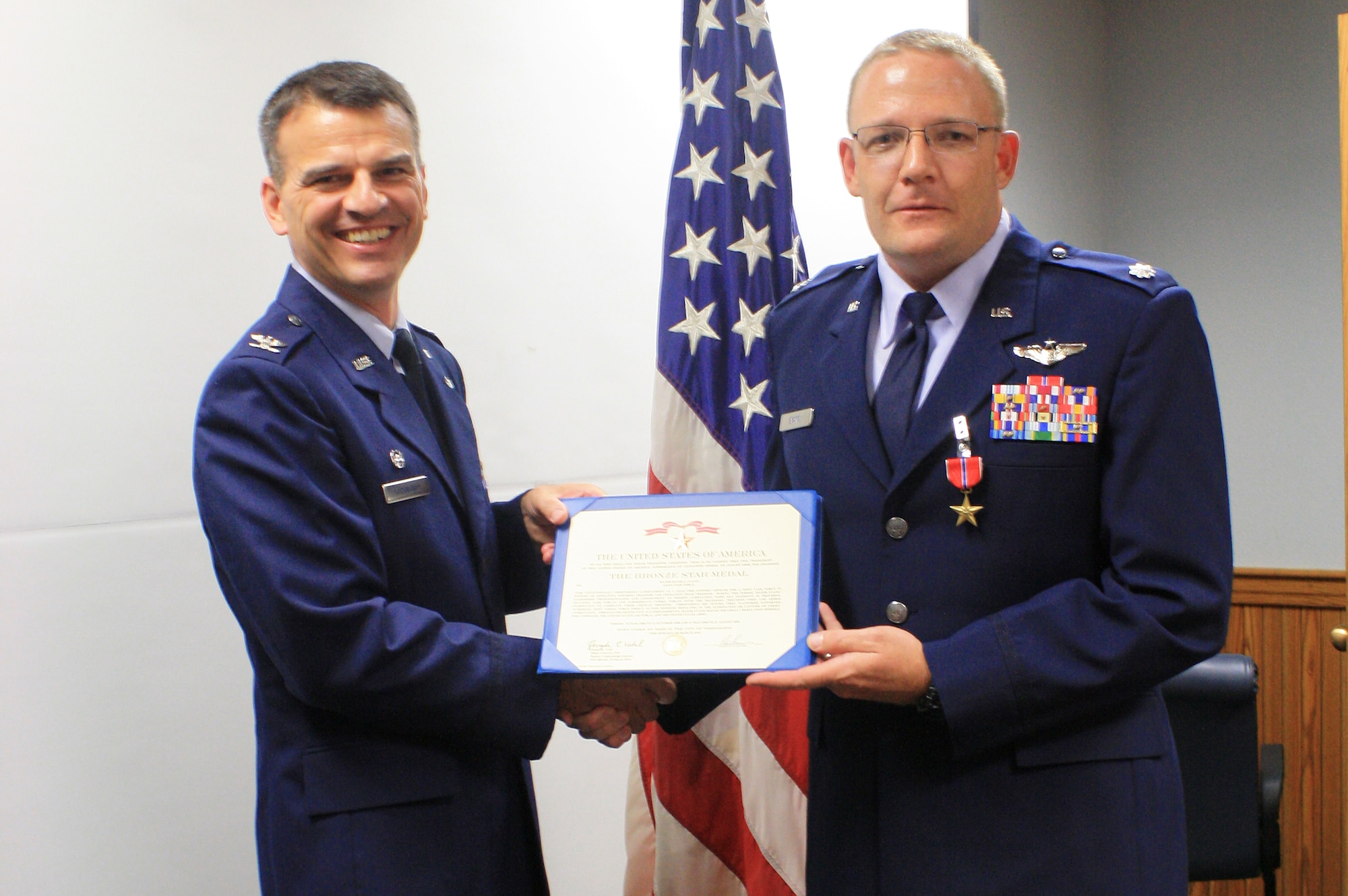 Major awarded Bronze Star > Seymour Johnson Air Force Base > Article ...