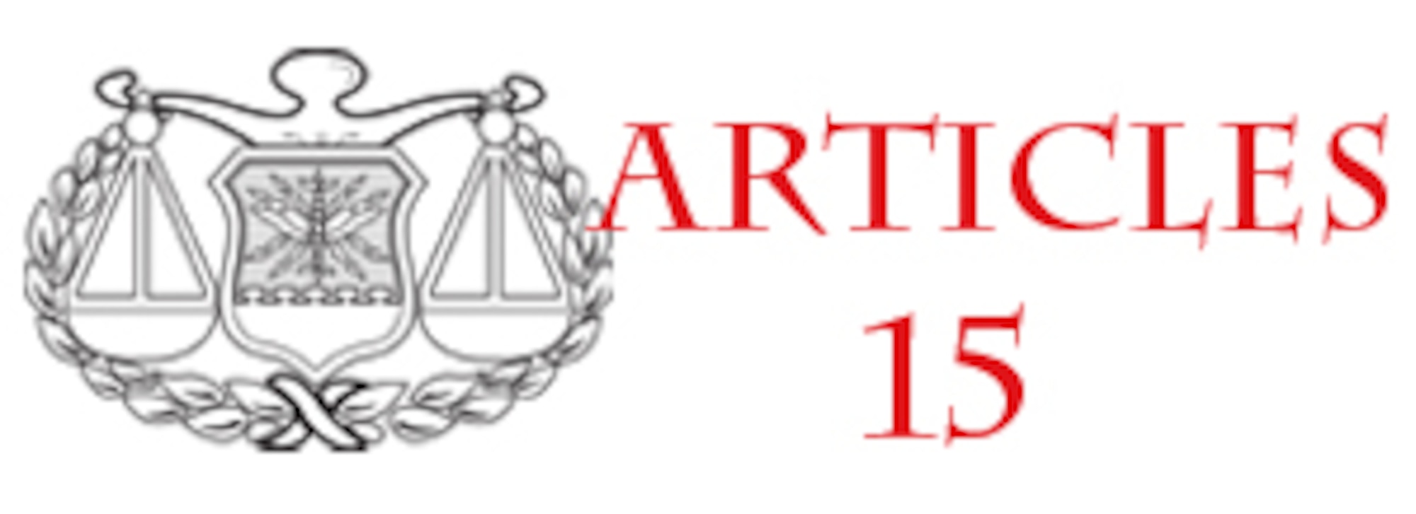 KUNSAN AIR BASE, Republic of Korea -- Non-judicial punishment under Article 15, Uniform Code of Military Justice, provides commanders with an essential and prompt means of maintaining good order and discipline. (U.S. Air Force graphic)