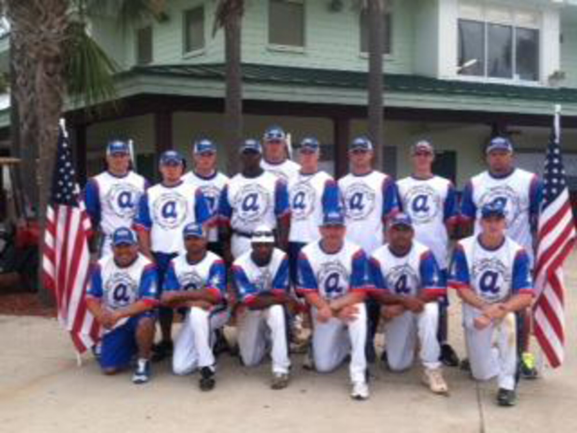 Dobbins Air Reserve Base is the home of the new world military champions in intramural softball. Soldiers and airmen here competed in the USSSA Military World Softball Championship Aug. 18-21 at Frank Brown Park Sports Complex in Panama City Beach, Fla. The team competed against active-duty and Reserve teams from all branches of the military, including a team consisting of reservists located at Warner Robins Air Force Base. Due to the team's big win, the intramural team is scheduled to advance to varsity B, one skill-level above the intramural class. The team ended their season with a 9-1 record. Anyone interested in becoming a team member, please contact Ronald George at 770- 313-3732. You may also contact Larry Dudley to become involved in intramural sports at 678-655-4872.