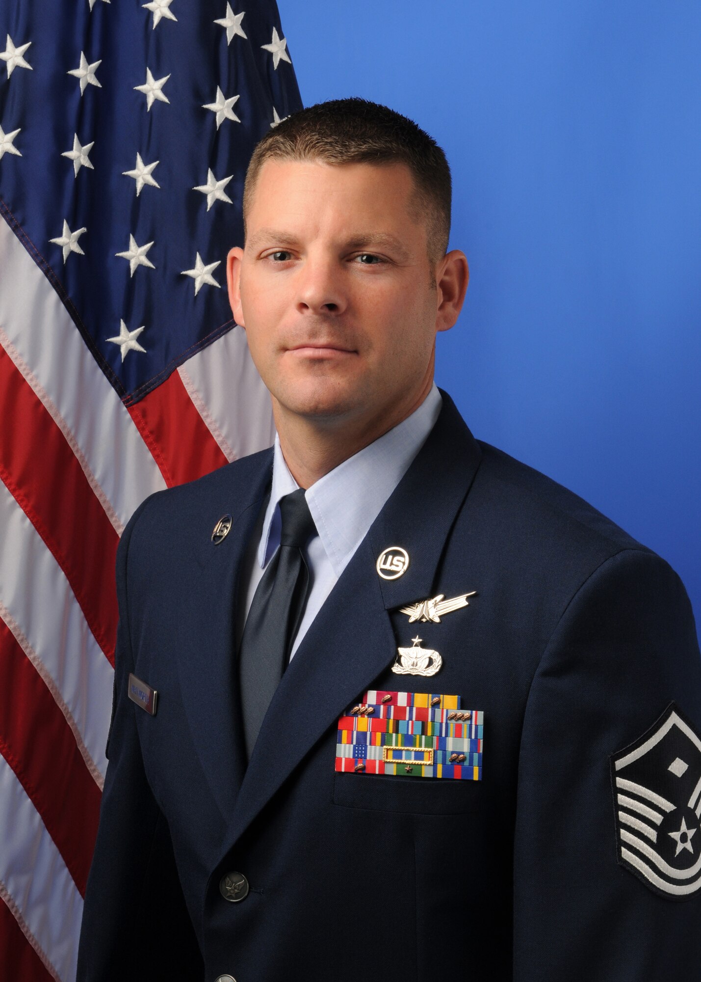 Master Sgt. Steven Whitworth, 81st Training Wing staff agency first sergeant, earns an
Air Force-level award.  (U.S. Air Force photo by Adam Bond)