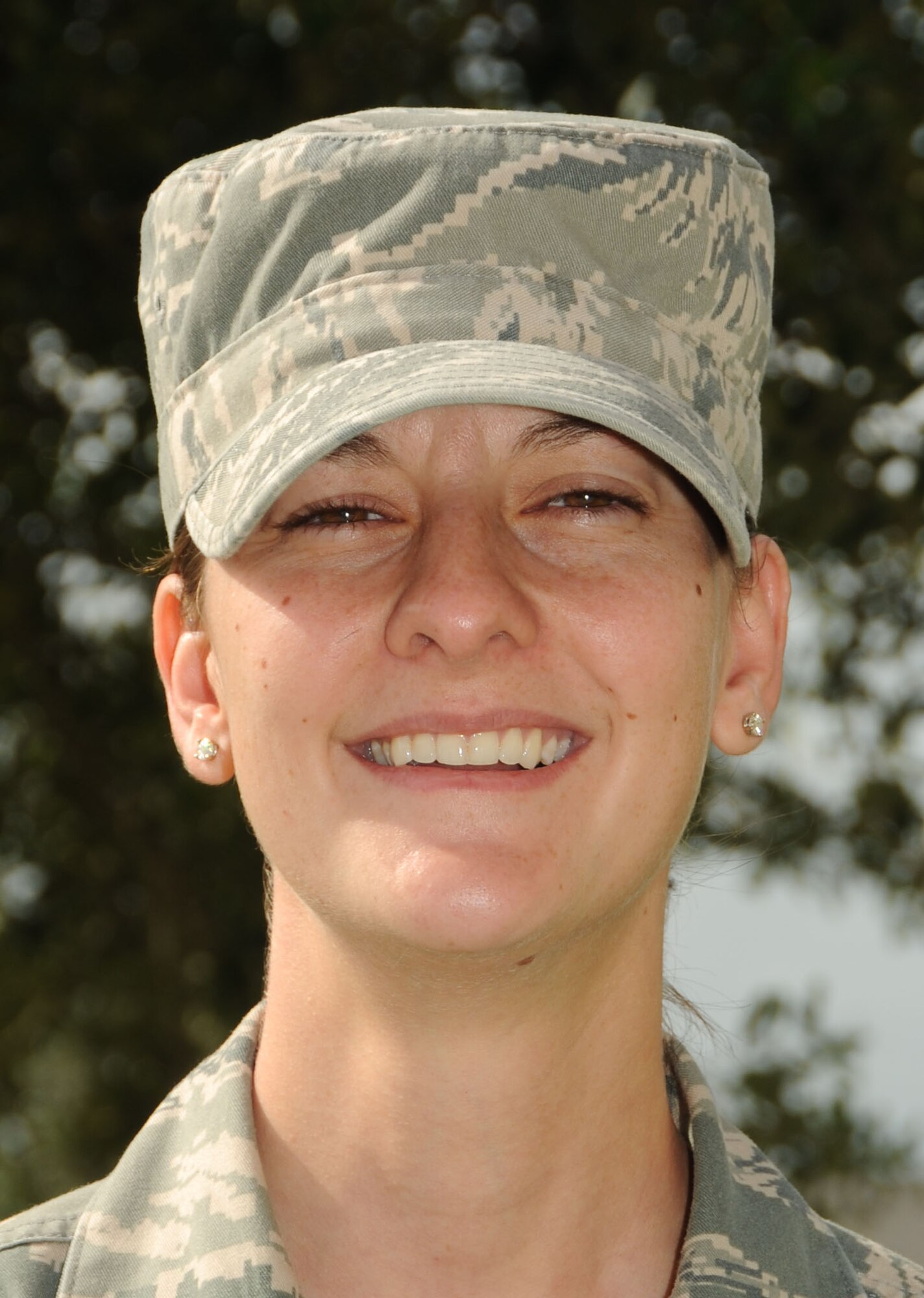 Airman 1st Class Rachel Mayner, 336th Training Squadron, graduated from technical training with perfect scores. Mayner, an Air National Guard member from Macon, Ga., graduated from the knowledge operations management course and returns to her full-time job with the 116th Operations Group, Robins AFB, Ga.  (U.S. Air Force photo by Kemberly Groue)