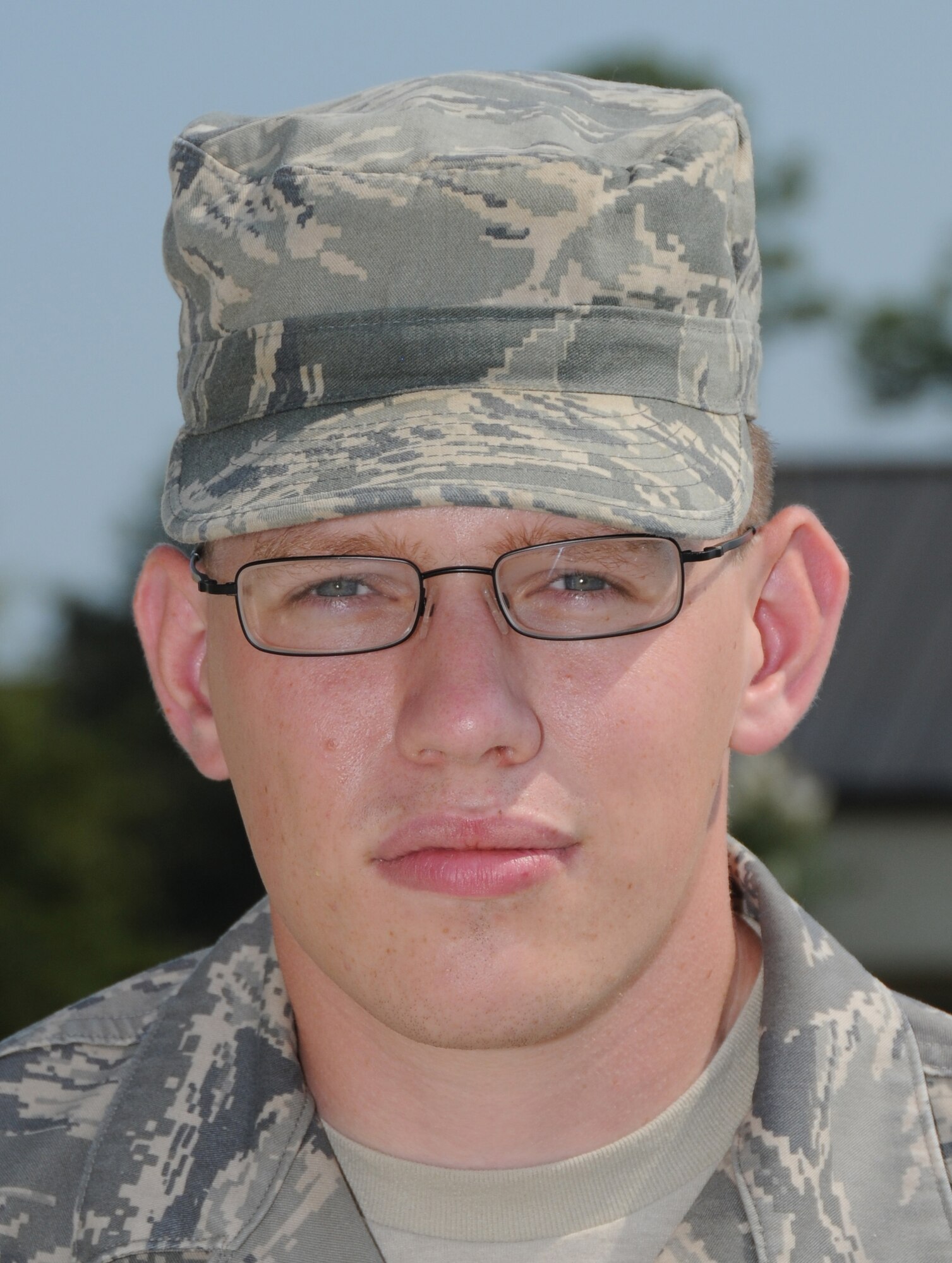 Airman Basic Tyler Pontius, 335th Training Squadron, graduated from technical training with perfect scores. Pontius, from New Castle, Pa., graduated from the electronic principles course and is headed to Sheppard Air Force Base, Texas, for the avionic instrument and flight control systems apprentice course.   (U.S. Air Force photo by Kemberly Groue)