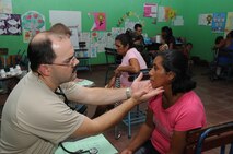 Medical personnel from the 916th Air Refueling Wing treated 10,141 patients in a nine-day period while working in three different cities in Nicaragua in August. (USAF photo by SrA Meredith Thomas, 916ARW/PA)