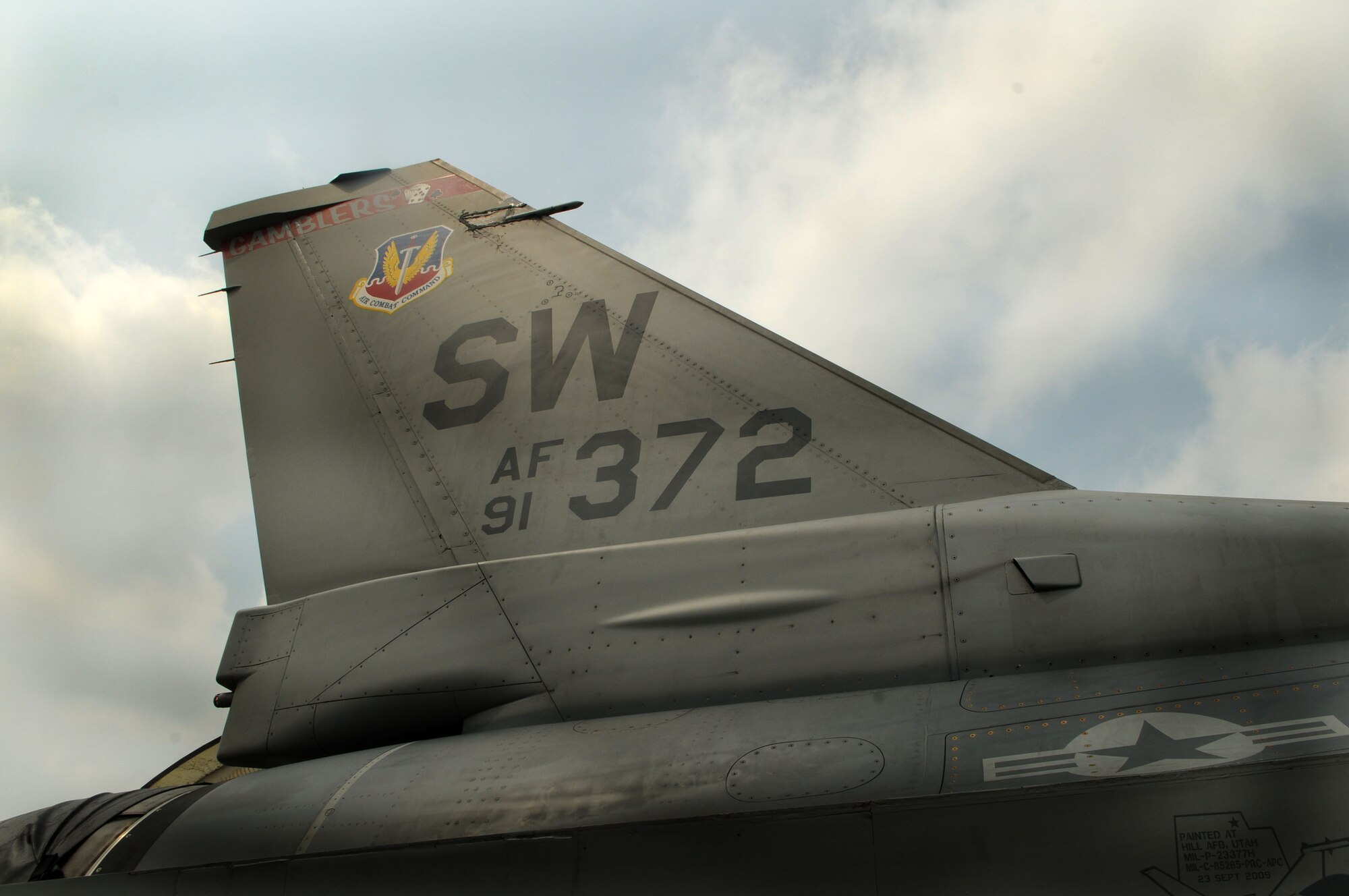 An F-16 Fighting Falcon assigned with Shaw Air Force Base, S.C, deployed at Aviano Air Base, Italy in support of Operation Unified Protector. The Gambler AMU and the 77th Expeditionary Fighter Squadron from Shaw Air Force Base, S.C., supported the Operation Unified Protector for more than five months in enforcement of United Nations Security Council Resolutions 1970 and 1973. The goal of Operation Unified Protector is to protect civilians and civilian-populated areas in Libya under attack or threat of attack. The mission is focused on three main areas: an arms embargo, a no-fly-zone and actions to protect civilians from attack or the threat of attack. (U.S. Air Force photo/Staff Sgt. Julius Delos Reyes)