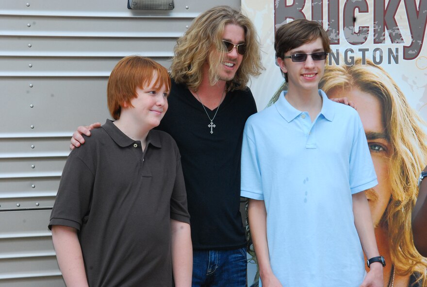 JOINT BASE ANDREWS, Md. -- The 459th Air Refueling Wing held its annual Family Fun Day at the fuel cell hangar here, Sept. 10. A barbecue and fun-filled events took place such as, face painting, dunking booth contests and a live performance from country music artist and former American Idol contestant Bucky Covington. (U.S. Air Force photo/Senior Airman Amber Russell)   