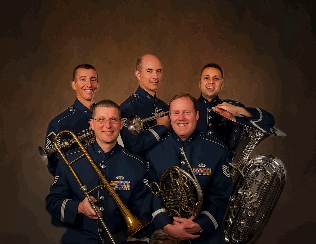 The Air National Guard Band of the Southwest Ceremonial Brass Quintet