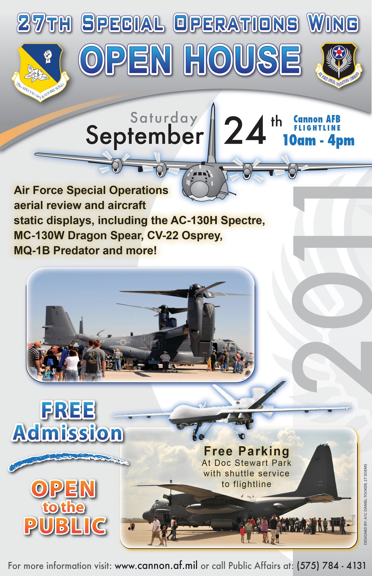 2011 Open House Poster