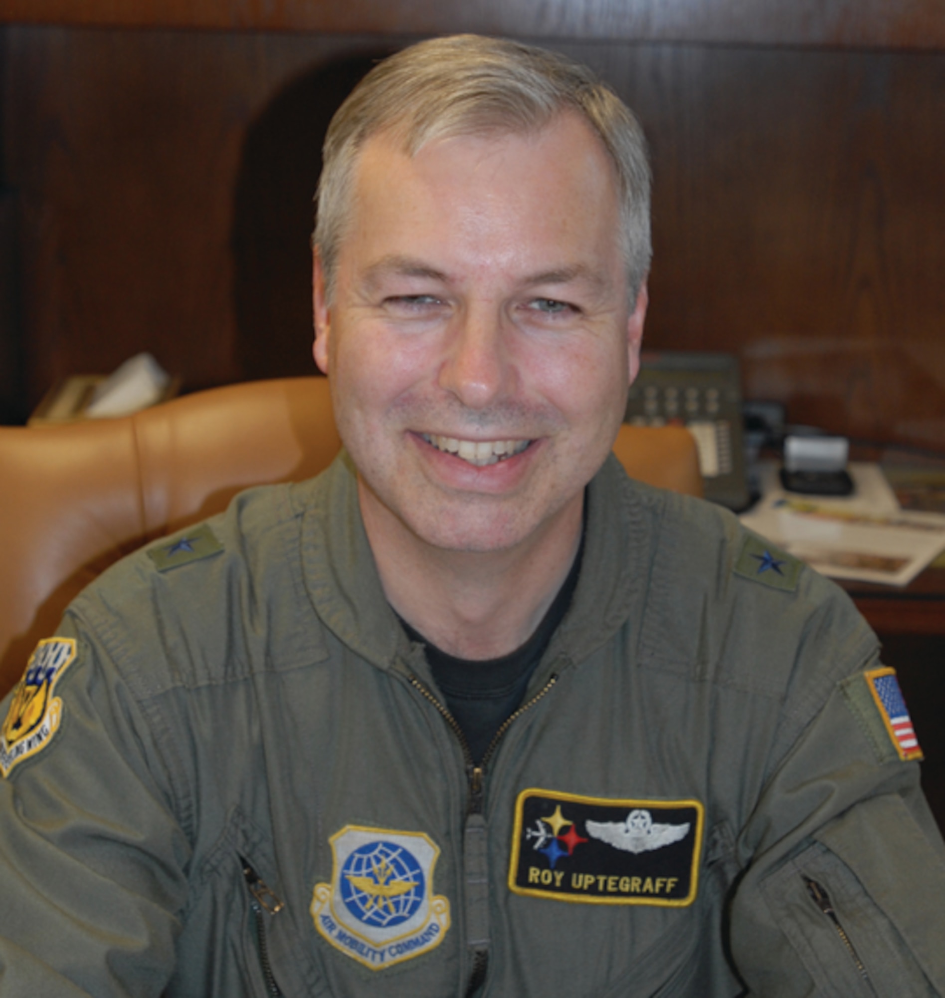 Brig. Gen. Uptegraff has served as the wing commander of the 171st Air Refueling Wing in Pittsburgh since October 2006. (U.S. Air Force Photo by Master Sgt. Ann Young)