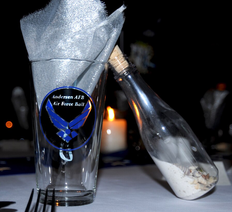 TUMON, Guam—The 64th annual Air Force Ball was held for personnel from Andersen in Tumon on Sep. 9. Each year, Andersen hosts the ball for Airmen to come and enjoy dancing, food and the company of fellow wingmen from around the base. (U.S. Air Force photo by Senior Airman Carlin Leslie/Released)