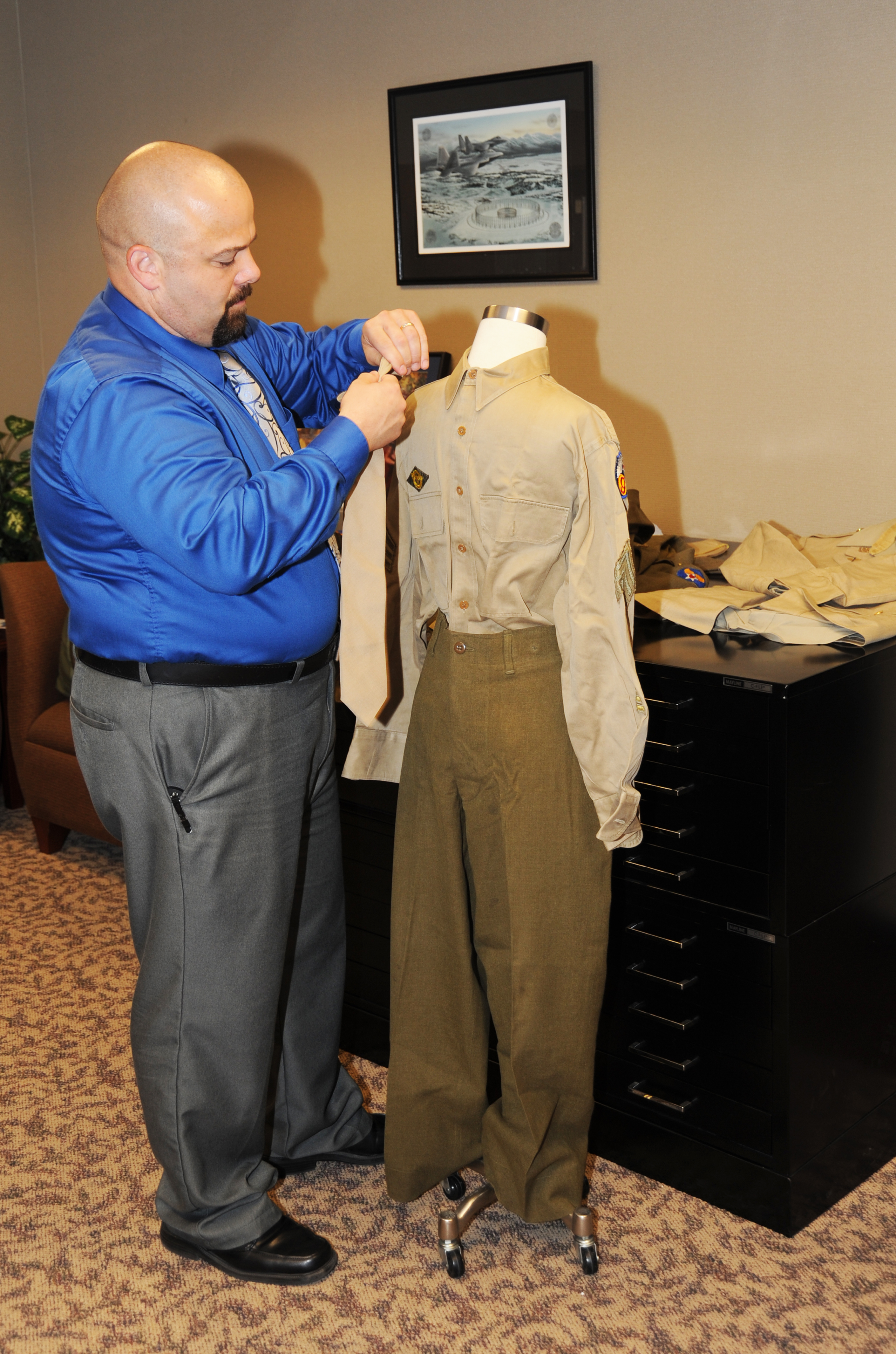 Laughlin historian honors AF image > Air Education and Training Command