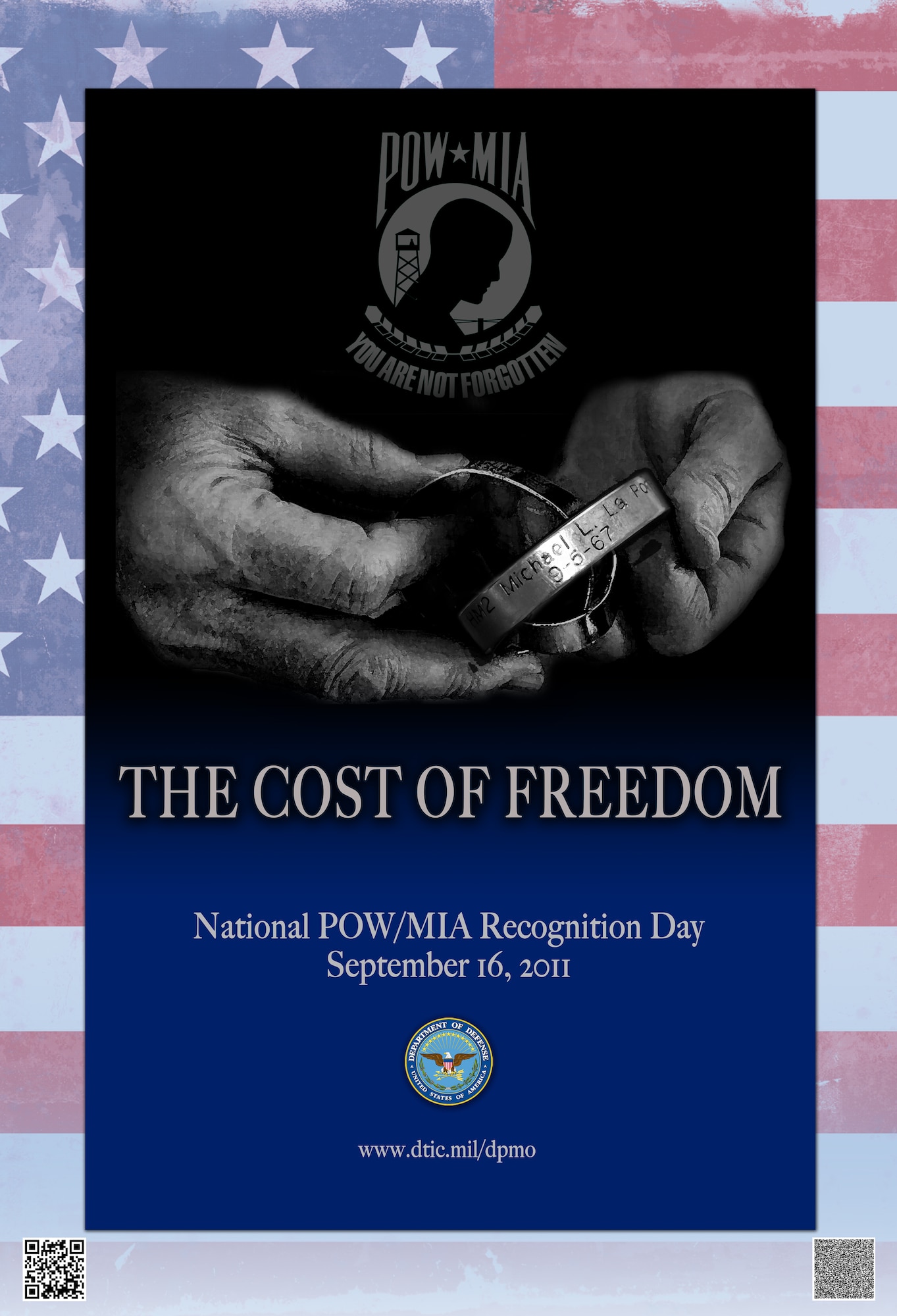 2011 National POW/MIA Recognition Day poster.