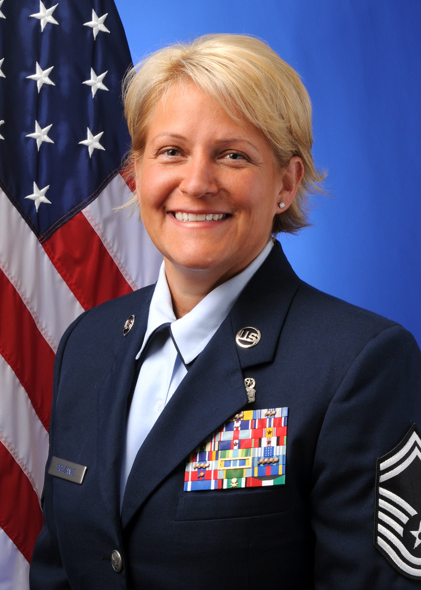 Senior Master Sgt. Melanie Dolzanie, nominee in the senior NCO category, is the medical logistics flight chief in the 81st Medical Support Squadron.  (U.S. Air Force photo)