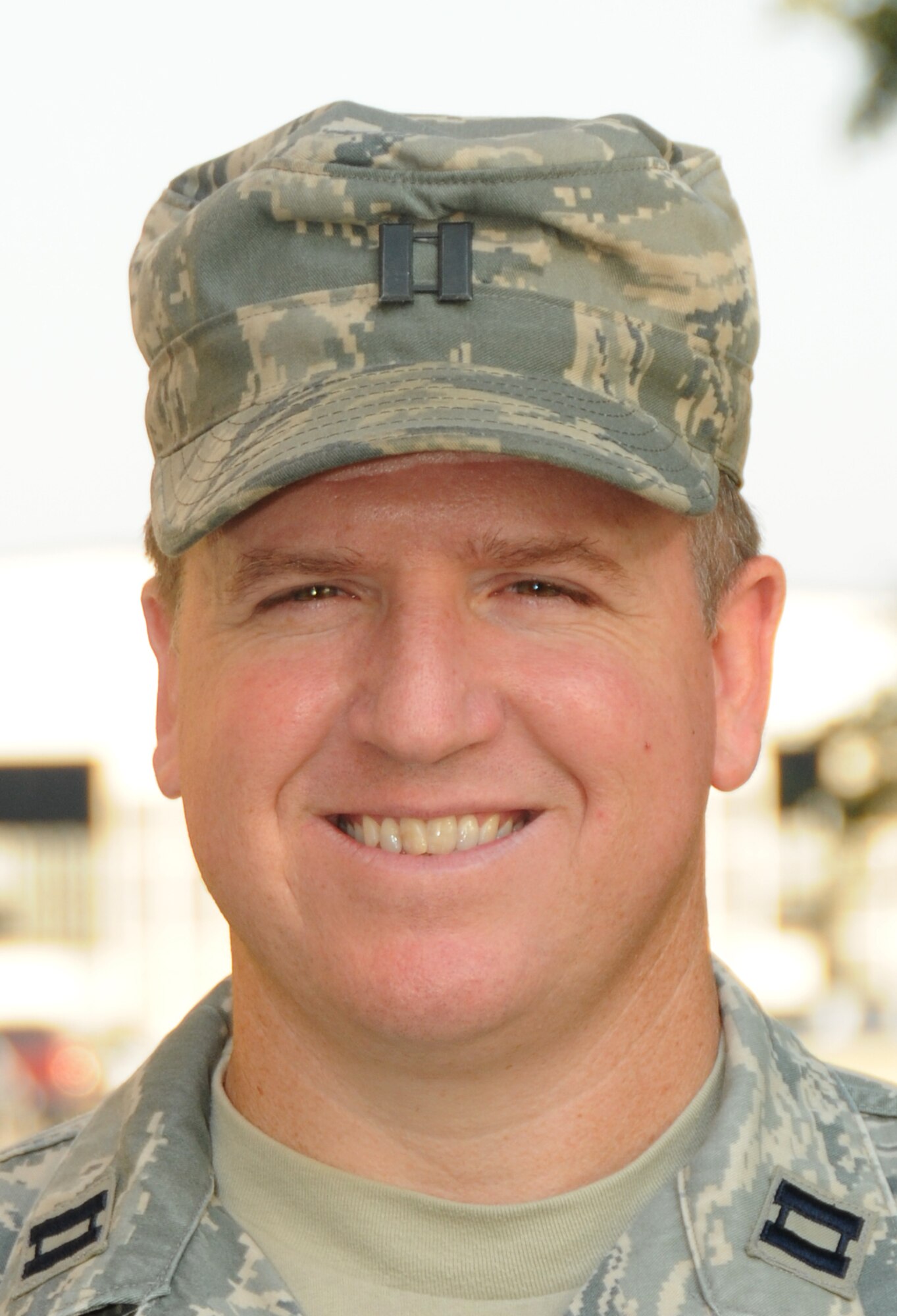 Capt. Darrin Layton, junior officer category, is an airfield operations officer course
master instructor in the 334th Training Squadron.  (U.S. Air Force photo by Kemberly Groue)