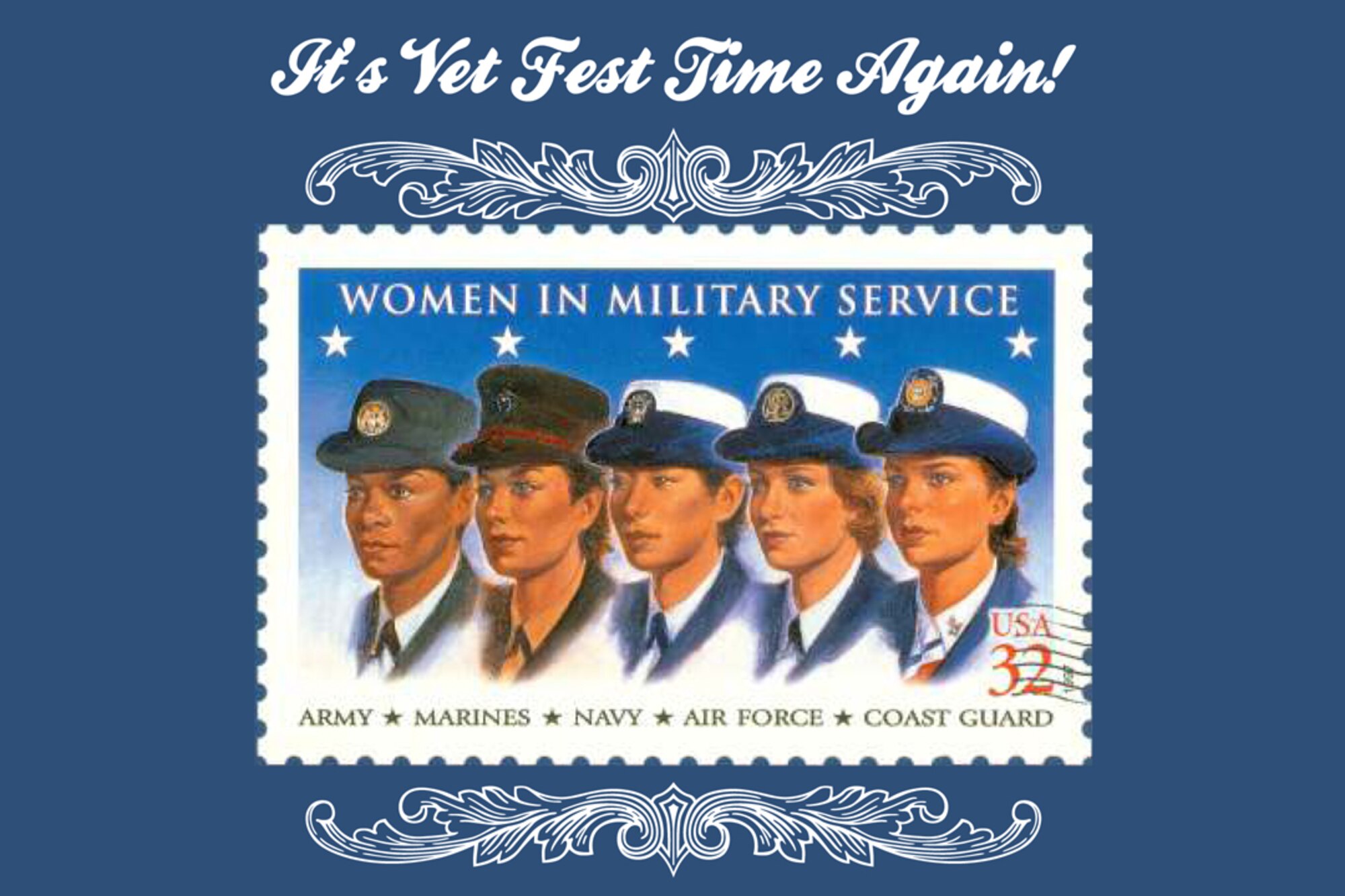 You are cordially invited to attend the Annual Women's Vet Fest on Thursday, Sept. 22, 9 a.m - 2 p.m. at the Community Center Breezeway. Event is hosted by the Women's Veteran Health Program. This is for female patients only! All female veterans, please join us for motivational speakers, educational handouts, fun, food, clothing and giveaways! Drawings will be held upon completion of evaluations. Remember, you cannot win if you don't attend.