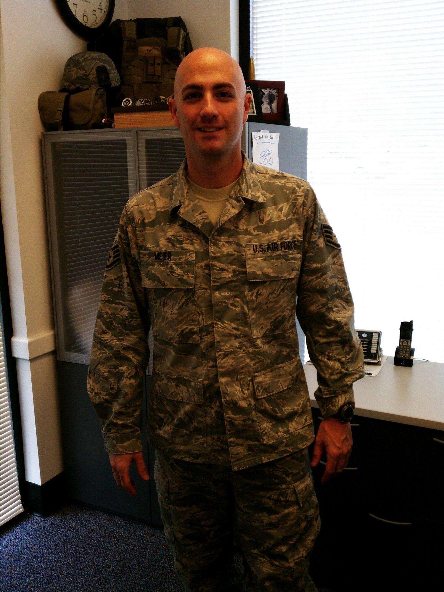 Staff Sgt. Kenneth A. Meier, 337th Recruiting Squadron recruiter from Bayville N.J., joined the Air Force over eight years ago because he had an epiphany while working at his previous job. He finds inspiration from his family.