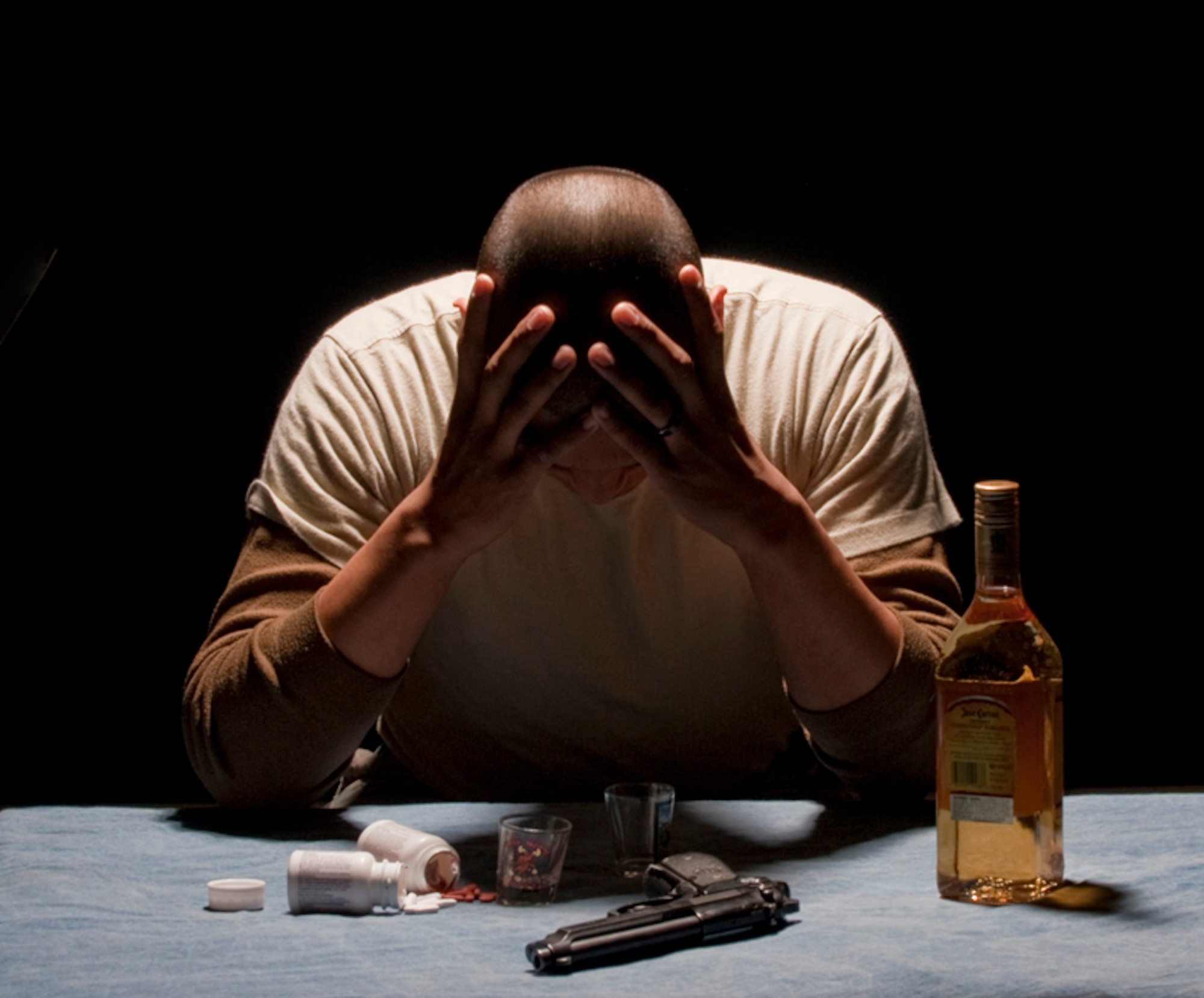 When life gets difficult, suicide can seem like the only way out. But there are resources on Joint Base Elmendorf-Richardson for everyone – military and family members as well as civilian employees. Pay attention to warning signs, talk to people who may be suicidal, and escort them to help. (U.S. Air Force photo illustration/Steven White)