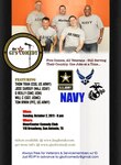 The GIs of Comedy will come to the River Center Comedy Club Oct. 2 at 8 p.m.   Tickets are $15 at the door.   Veterans get in free with their military ID, by RSVP’ing in advance by to GIsofComedy@gmail.com.  Portions of the proceeds from each show go to benefit the work of the USO.
