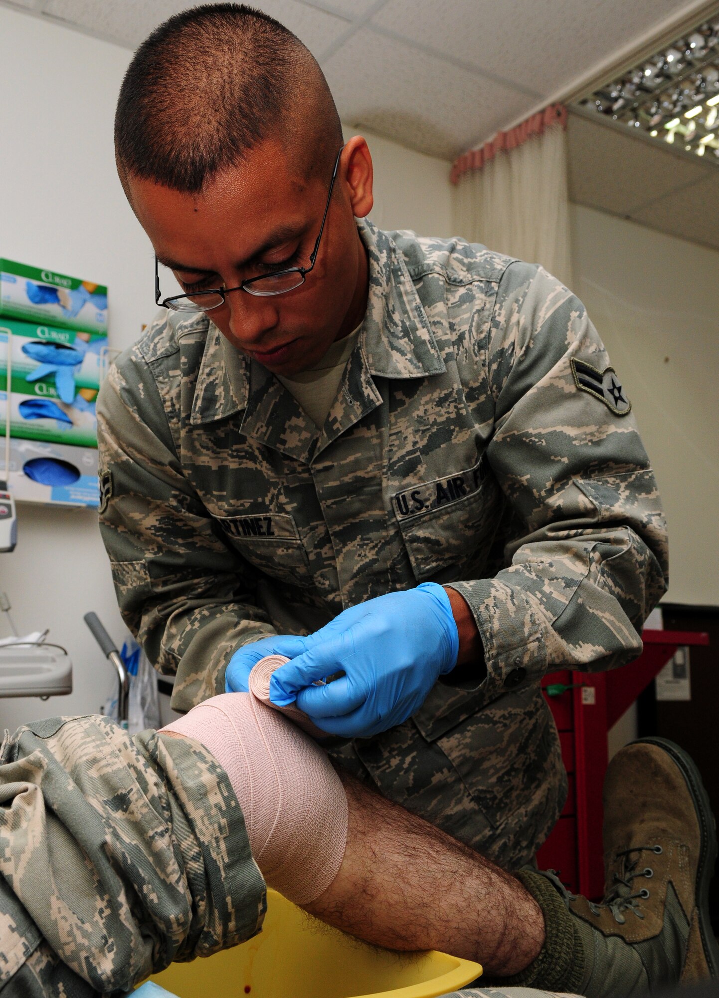 Airman 1st Class Gabriel J. Martinez, 52nd Medical Operations Squadron aerospace medical technician, is the Super Saber Performer for the week of Sept. 23 – 29. U.S. Air Force photo/Airman 1st Class Matthew Fredericks)