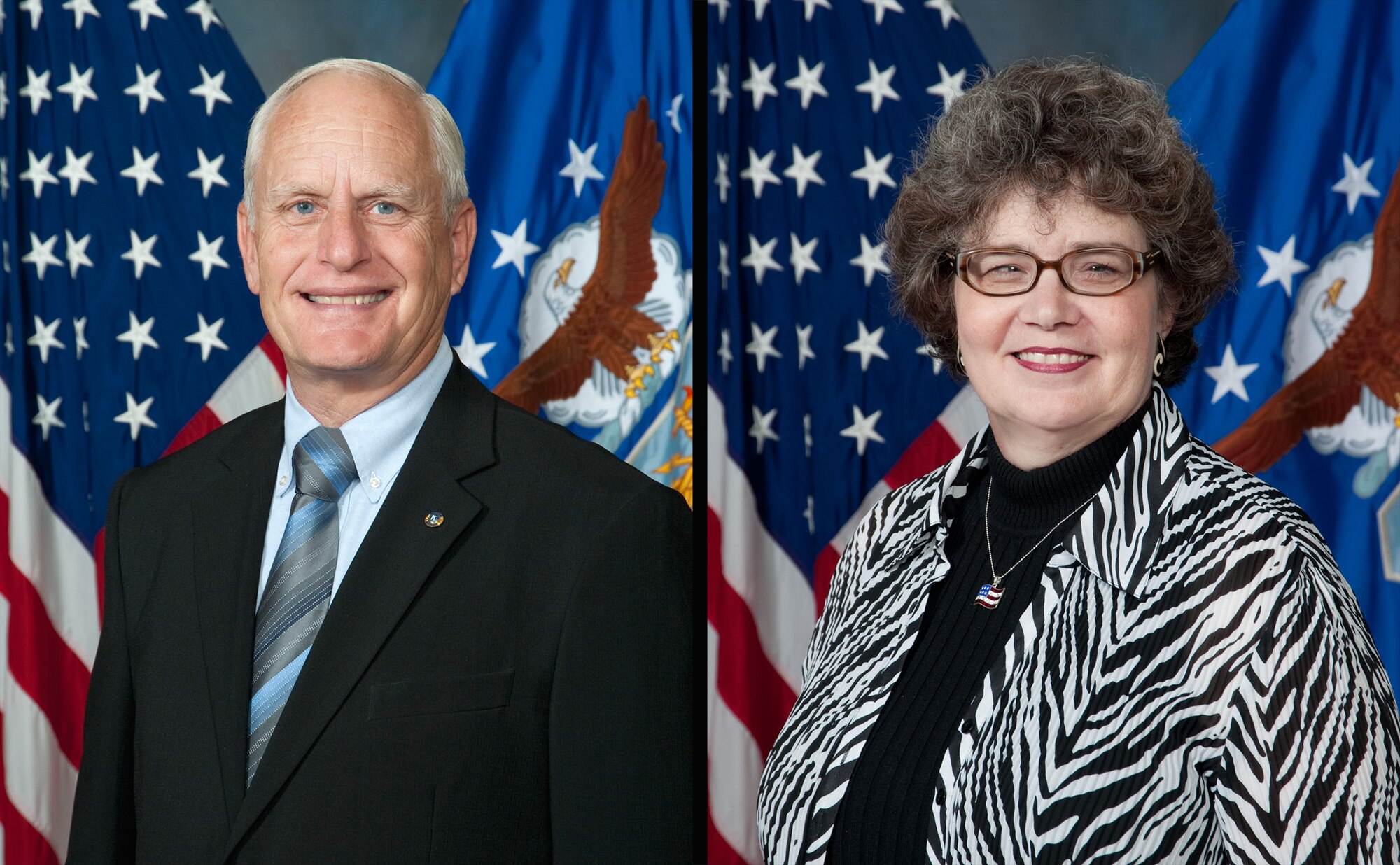 New Air Armament Center outstanding community ambassadors, Mike and Betsy Roy.  (Courtesy photos) 