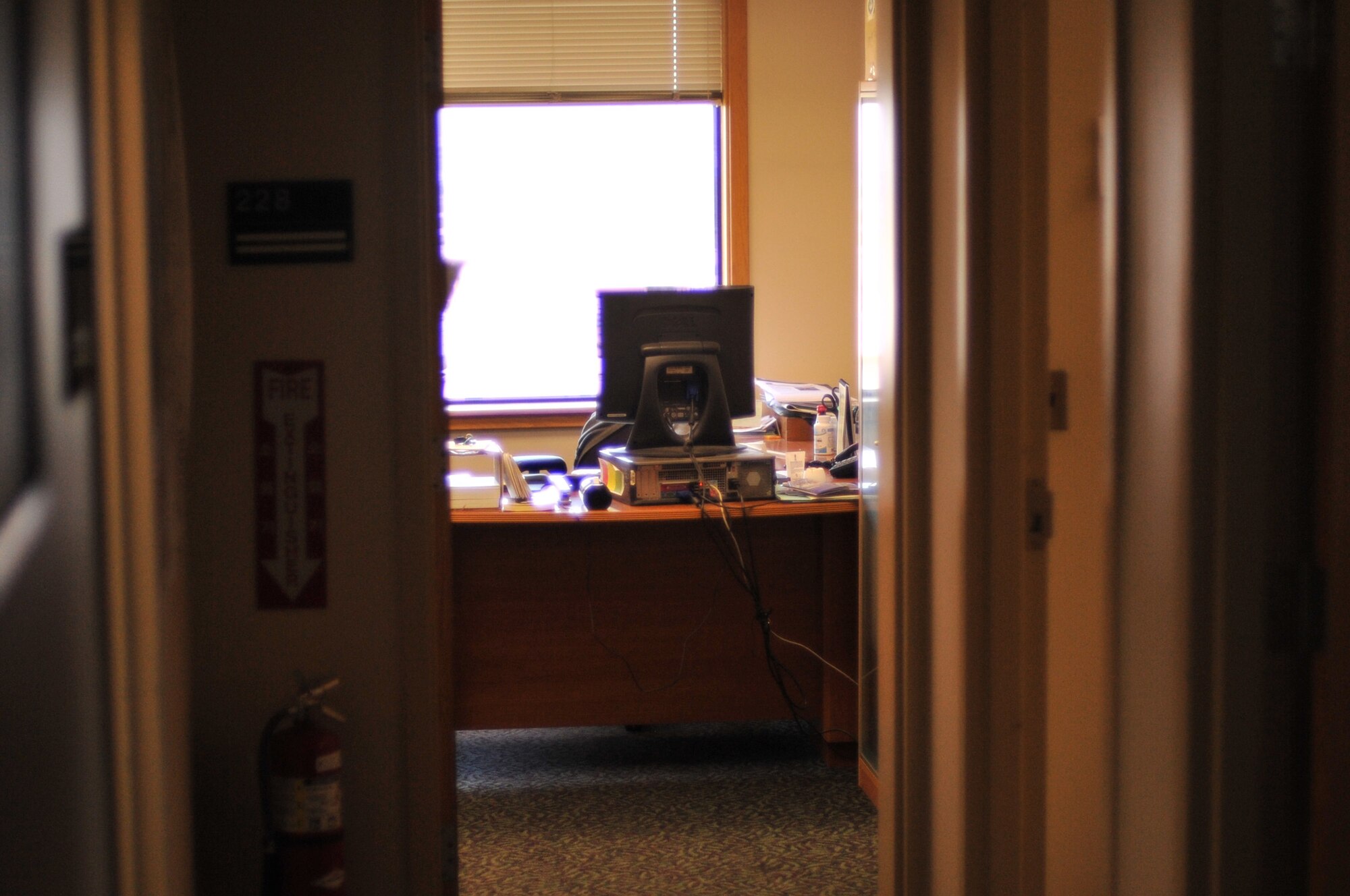 When you leave the office for lunch turn off any lights that are unoccupied to help conserve energy. October is Energy Conservation month and we should all do our part to help conserve. (U.S. Air Force photo/Tech. Sgt Chad Thompson)