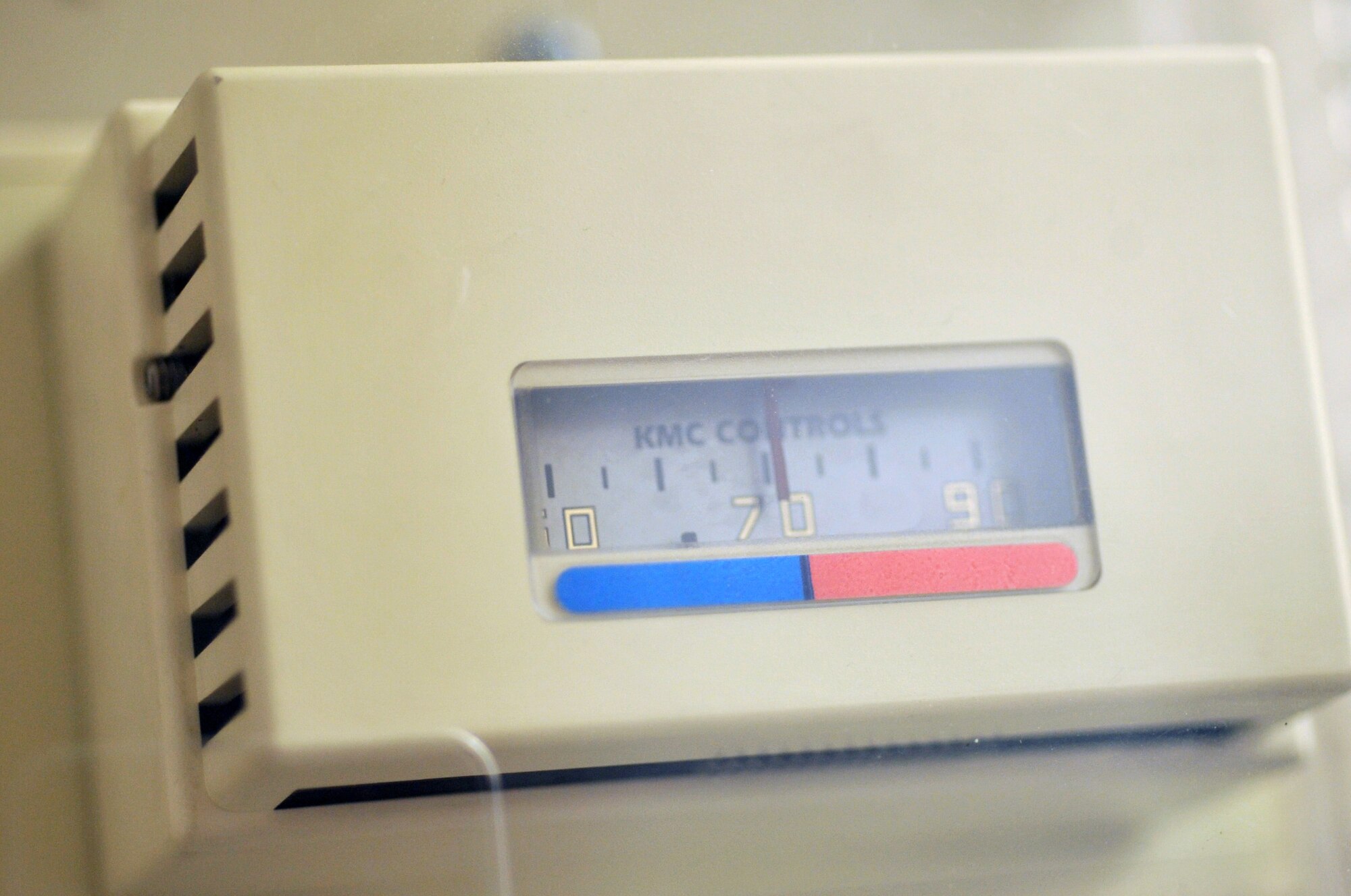 Climate control set points can have a major impact on energy use. Most bases use settings of 68 degrees in the winter and 78 degrees in the summer. Be familiar with your base’s temperature set point policy. October is Energy Conservation month and we should all do our part to help conserve. (U.S. Air Force photo/Tech. Sgt Chad Thompson)